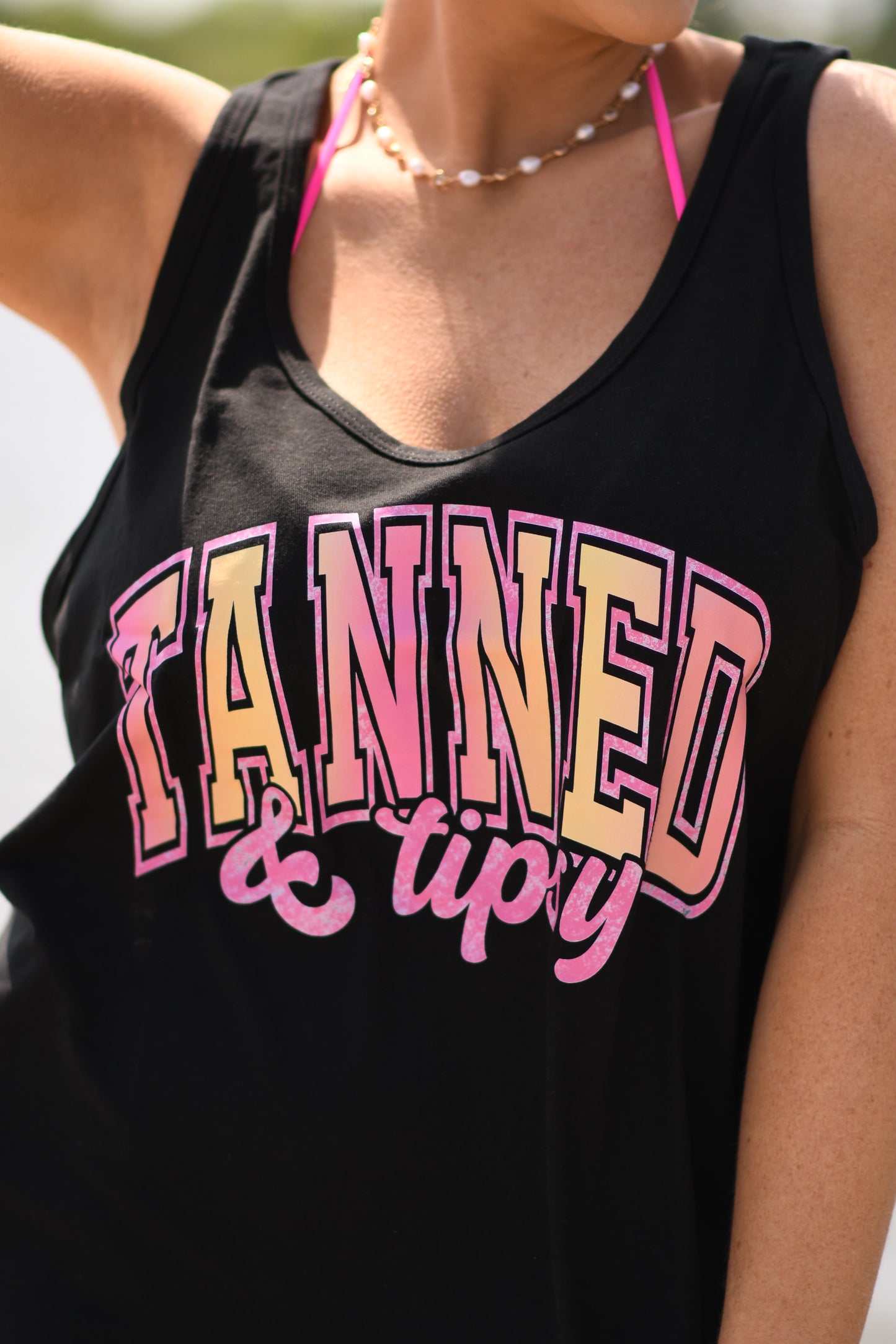 RTS Tanned & Tipsy Ombré Tank