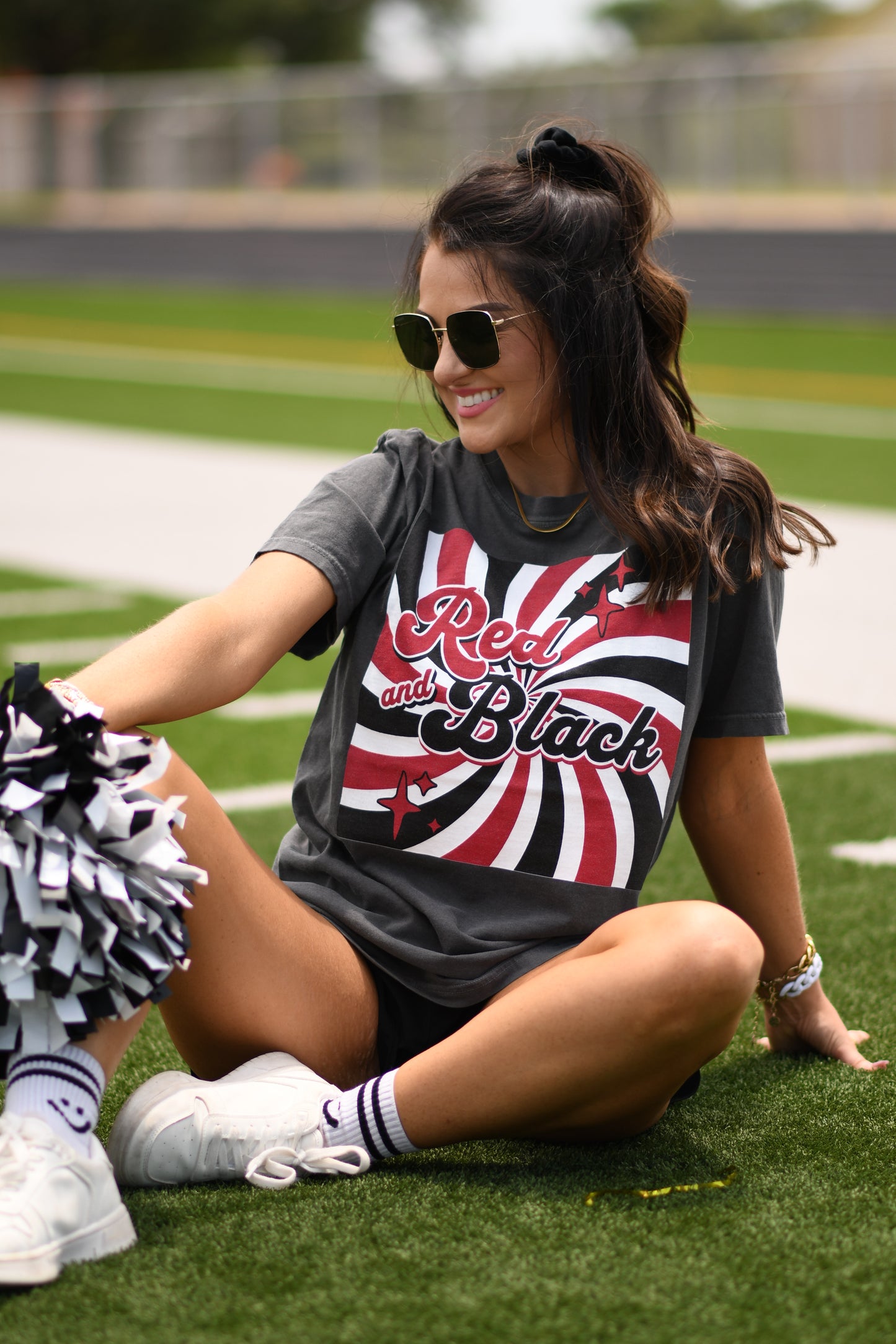 Red and Black Retro Tee