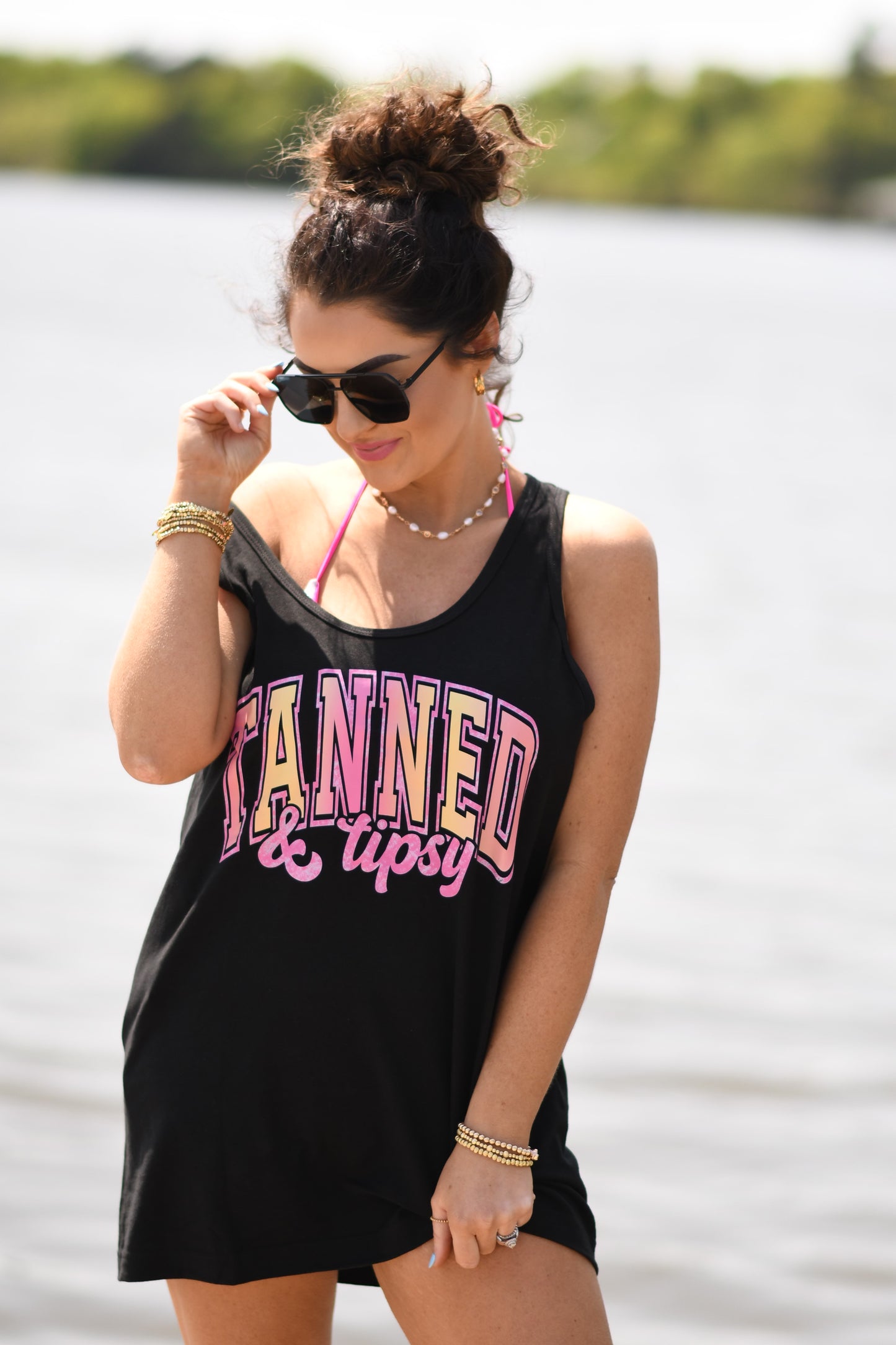 RTS Tanned & Tipsy Ombré Tank