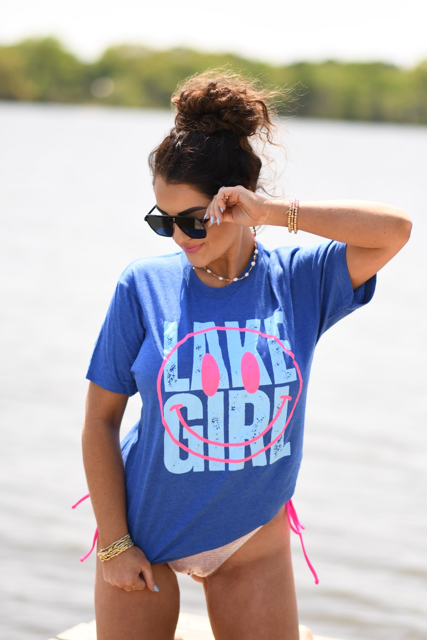 RTS Lake Girl Smiley Tee
