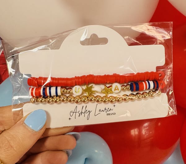 **SALE** RTS Beaded U.S.A Bracelet