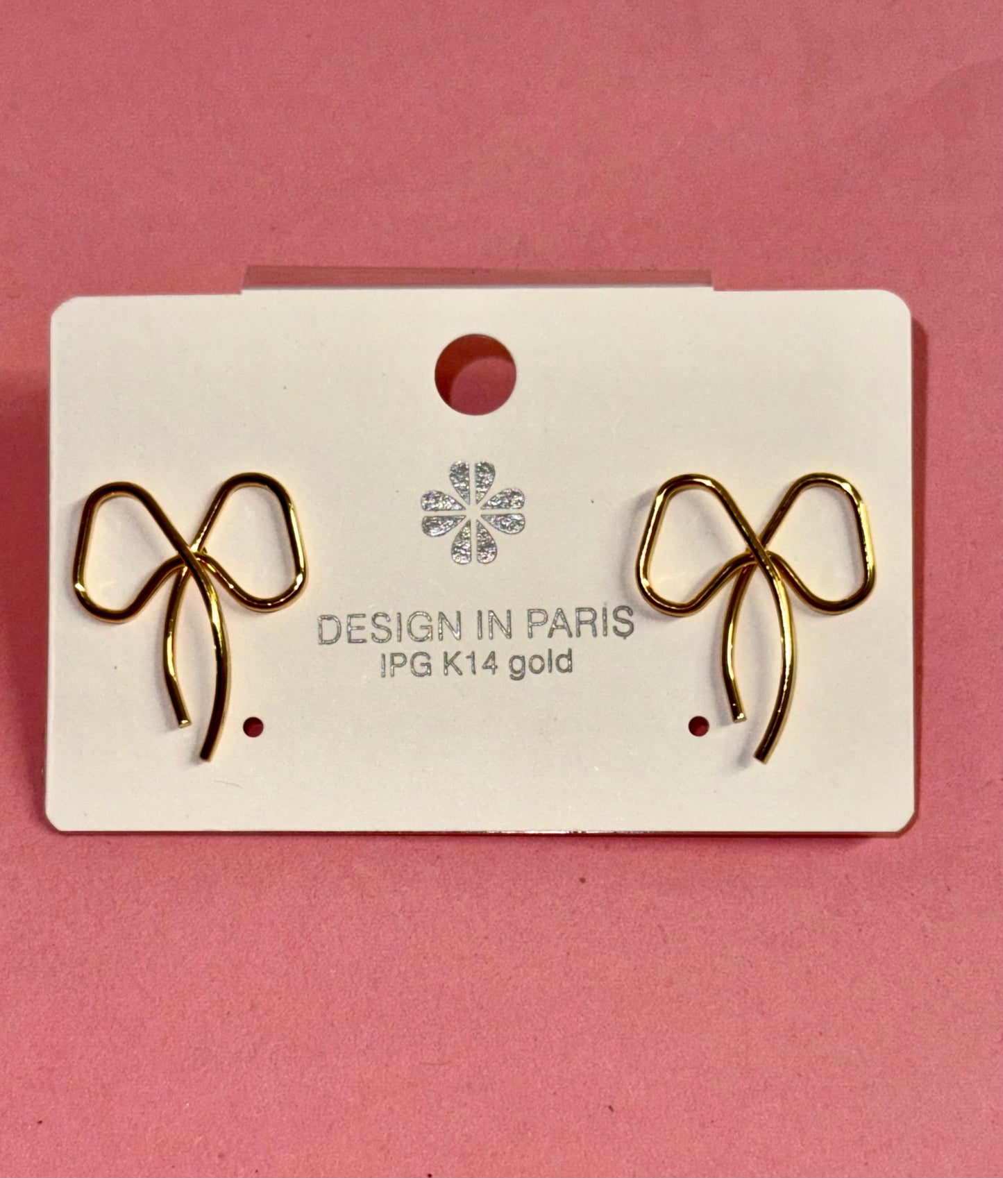 **SALE**Dainty Bow Earrings