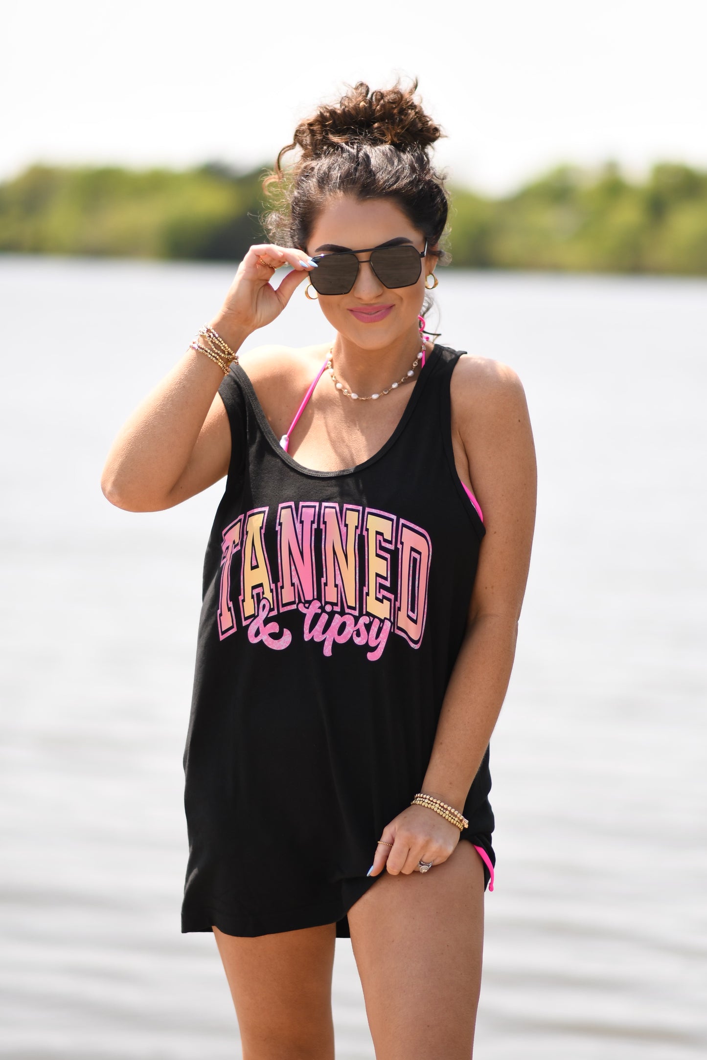 RTS Tanned & Tipsy Ombré Tank
