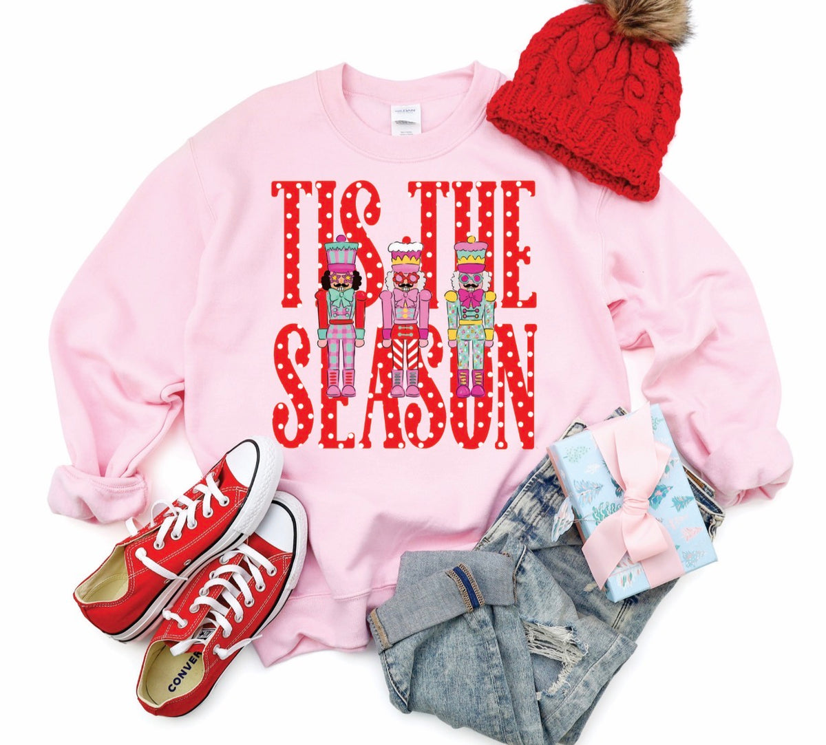 Tis The Season Nutcrackers Sweatshirt *WEEKEND SALE*