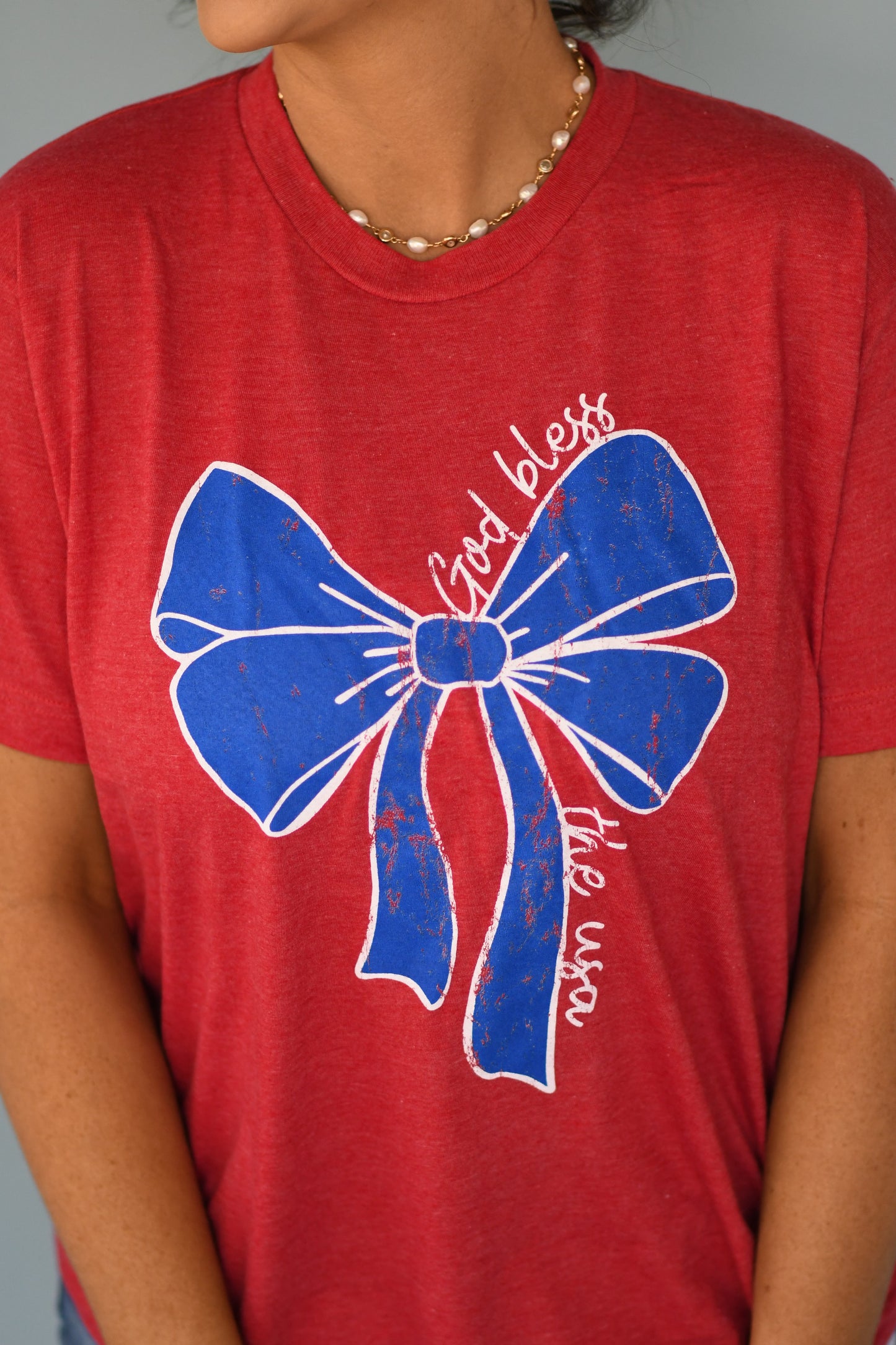 RTS God Bless The USA Bow Tee