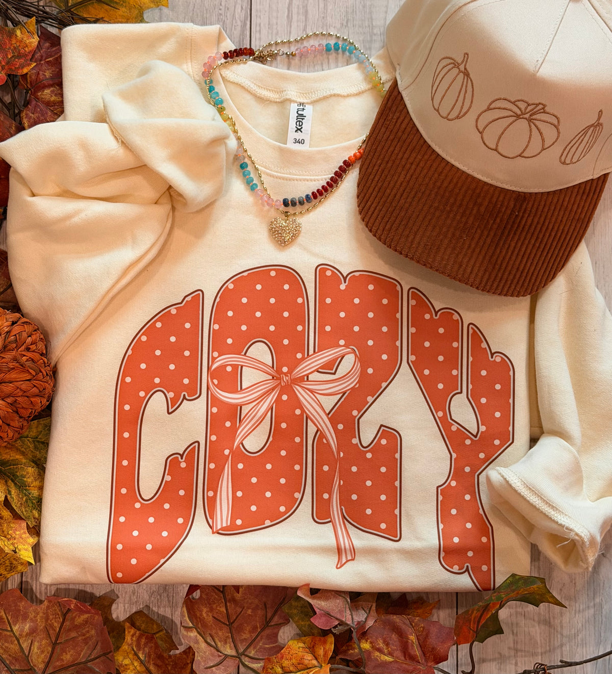 Cozy Polka Dots Sweatshirt