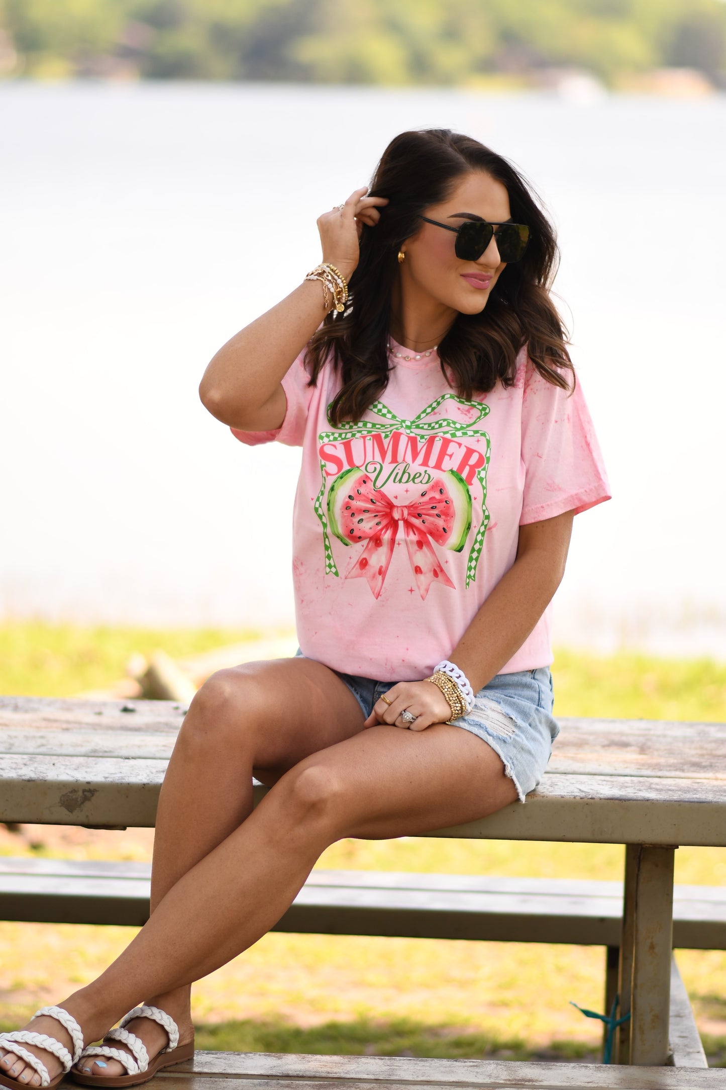 Summer Vibes Watermelon Tee