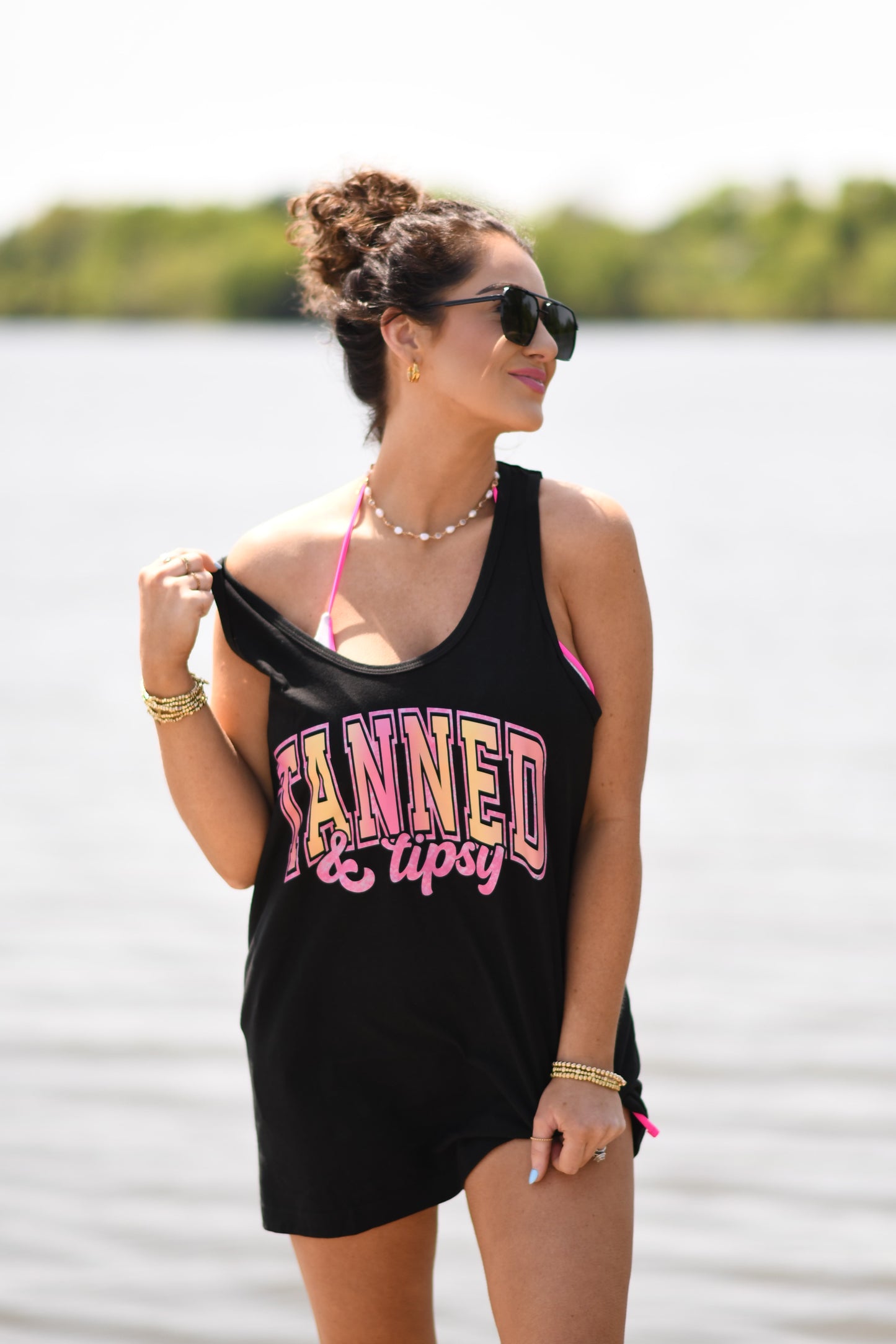 RTS Tanned & Tipsy Ombré Tank