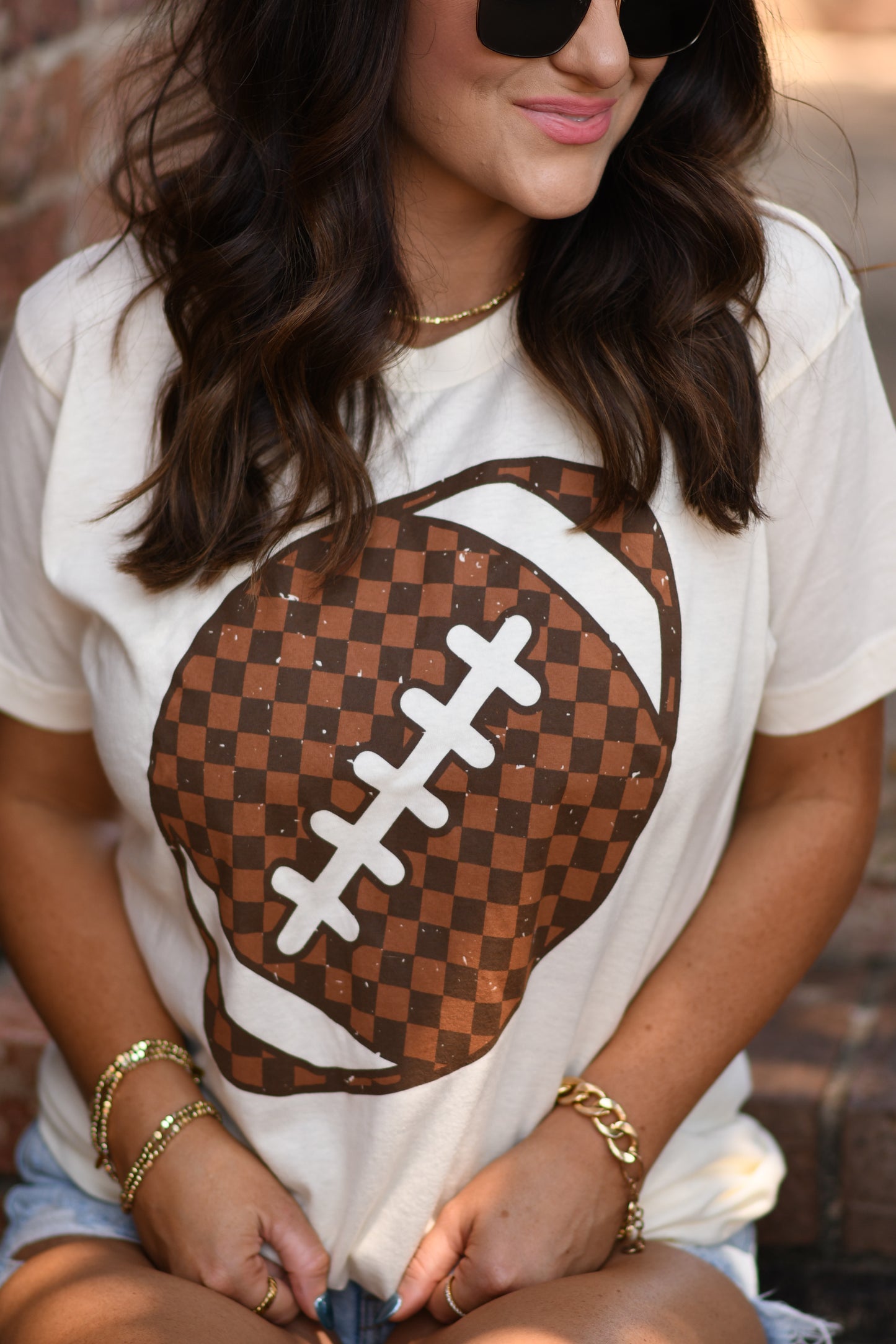 RTS Checkered Football Tee