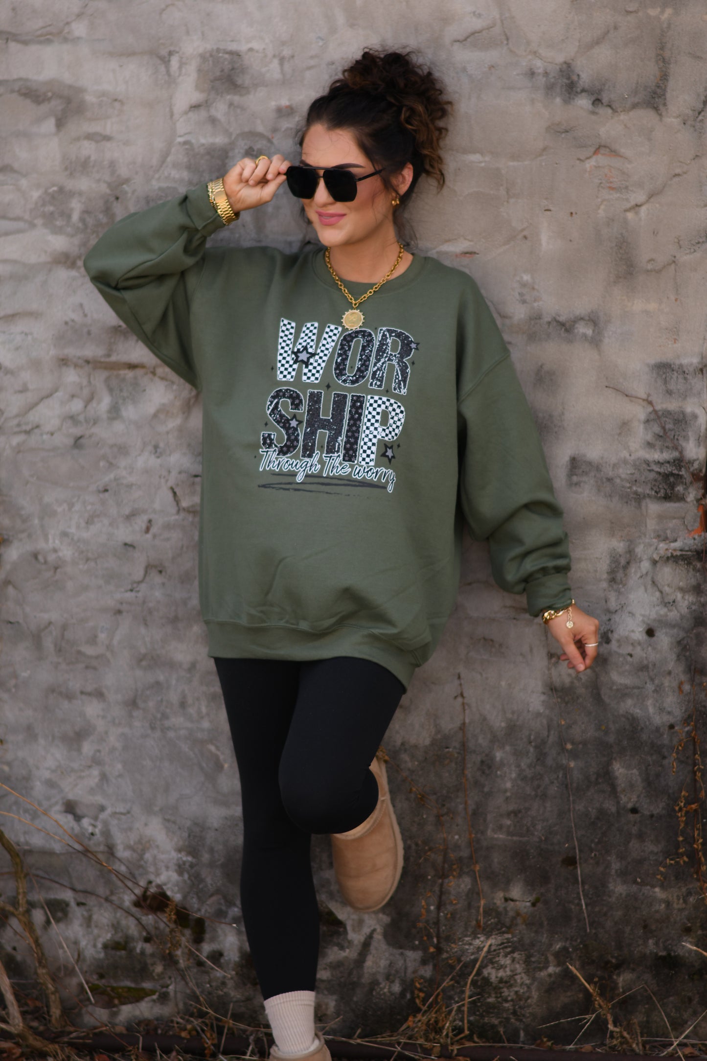 Worship Through The Worry Sweatshirt