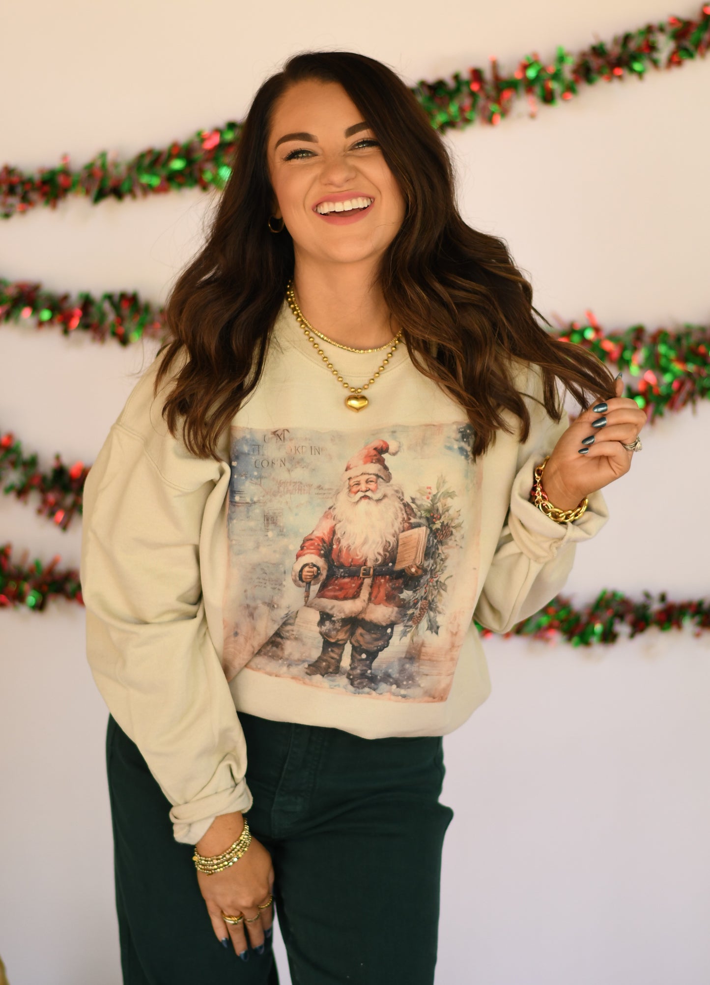 Vintage Santa Sweatshirt