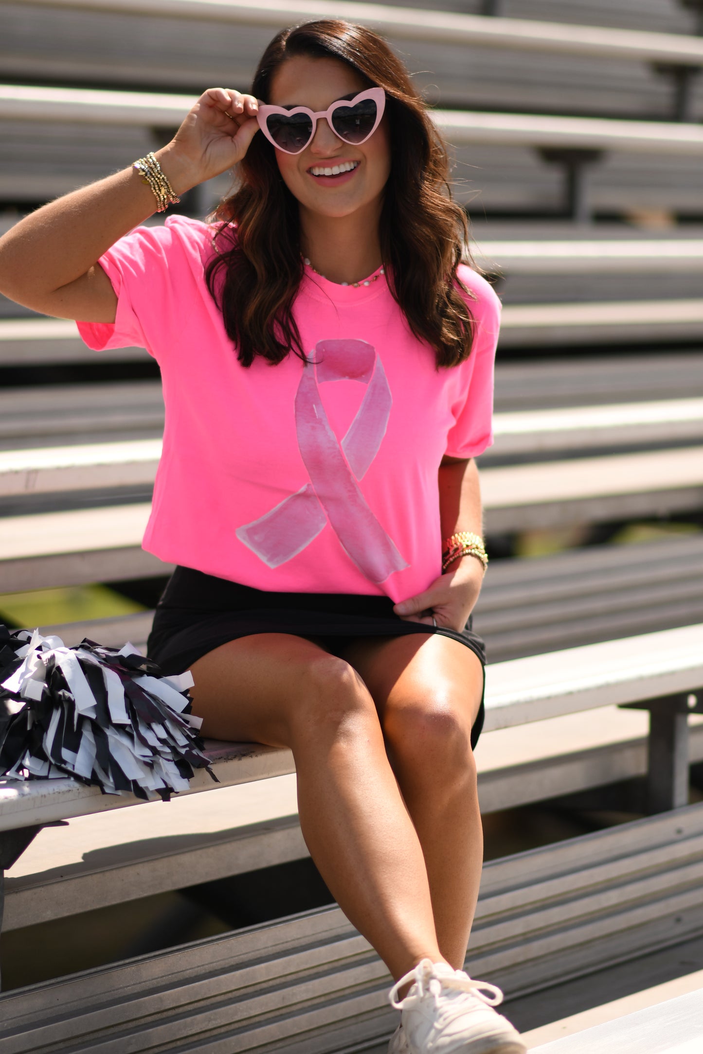 Watercolor Pink Out Ribbon Tee