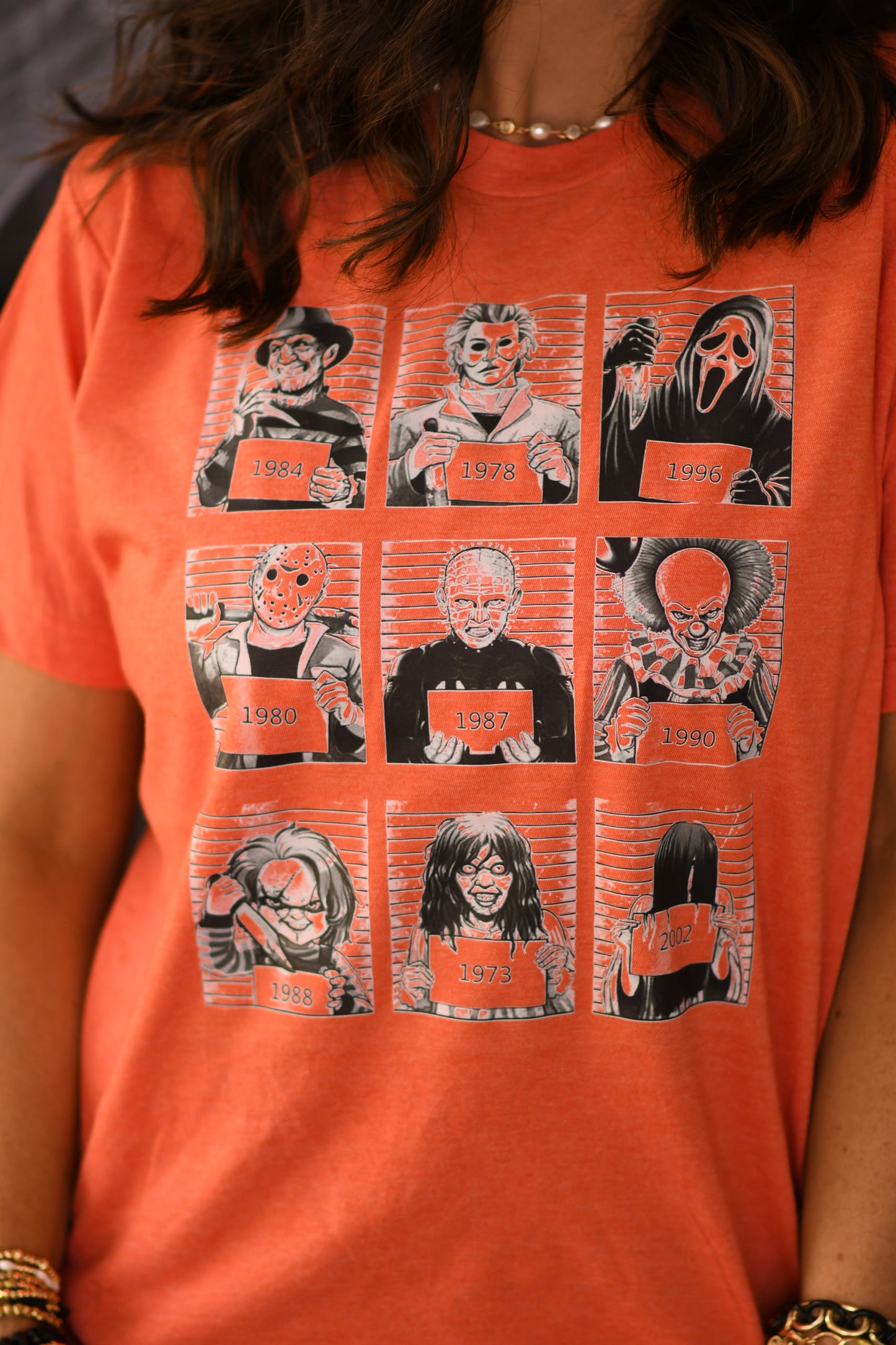 Horror Mugshots Tee