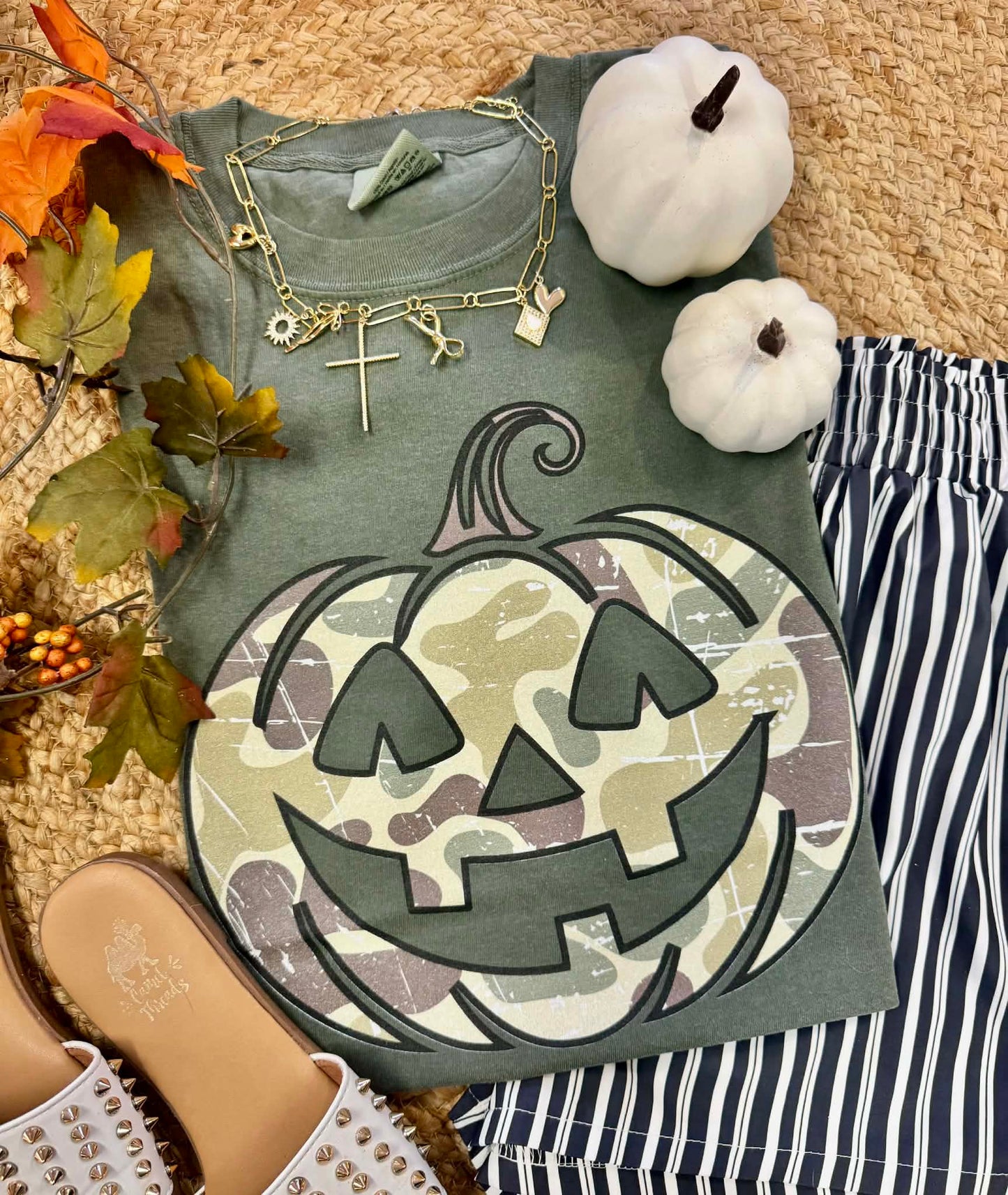 Camo Jack O Lantern Tee