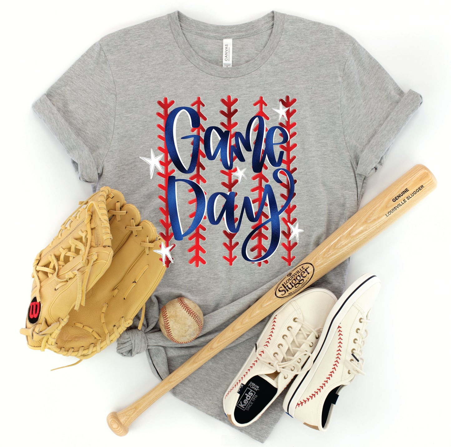Game Day Stitches Tee
