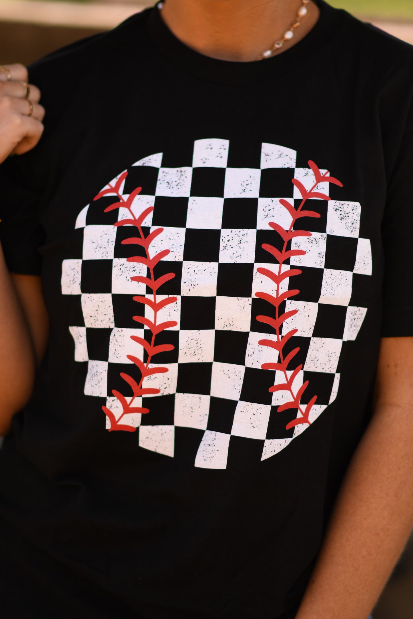 RTS Distressed Baseball Tee