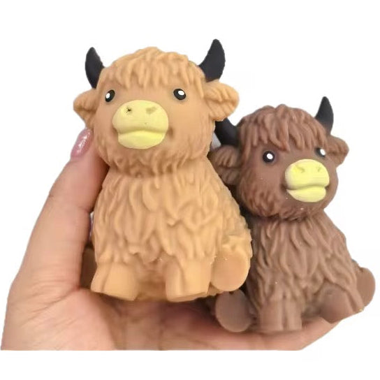 Neutral Highland Cow Squishy *READY TO SHIP*