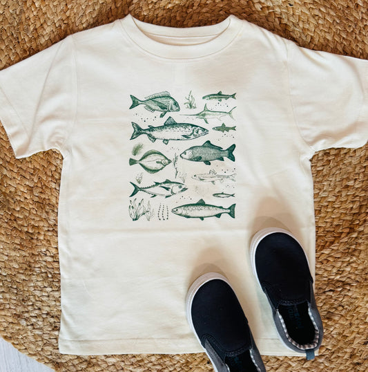 Green Fish Kids Tee