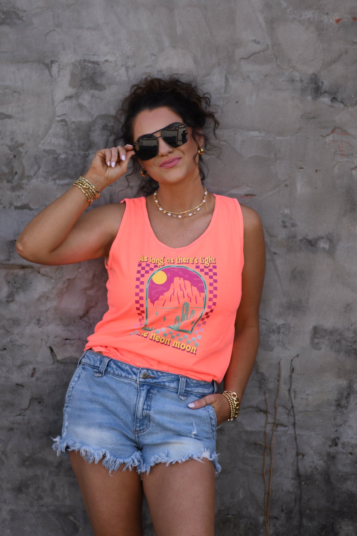 As Long As Theres Light By The Neon Moon Tank/Tee