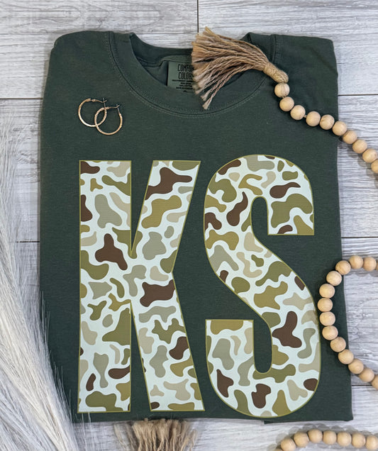 KS Camo State Tee