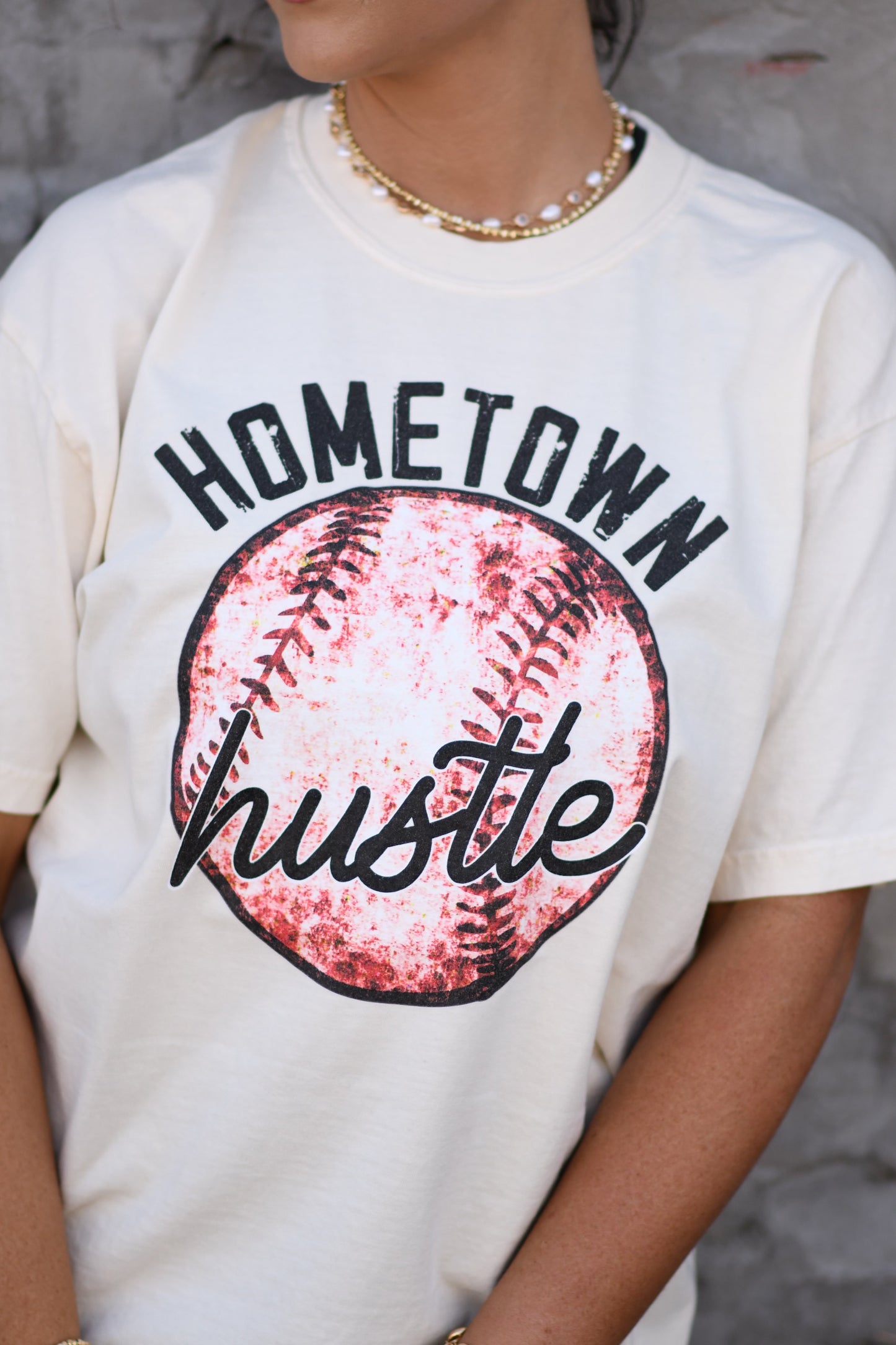 Baseball Hometown Hustle Tee