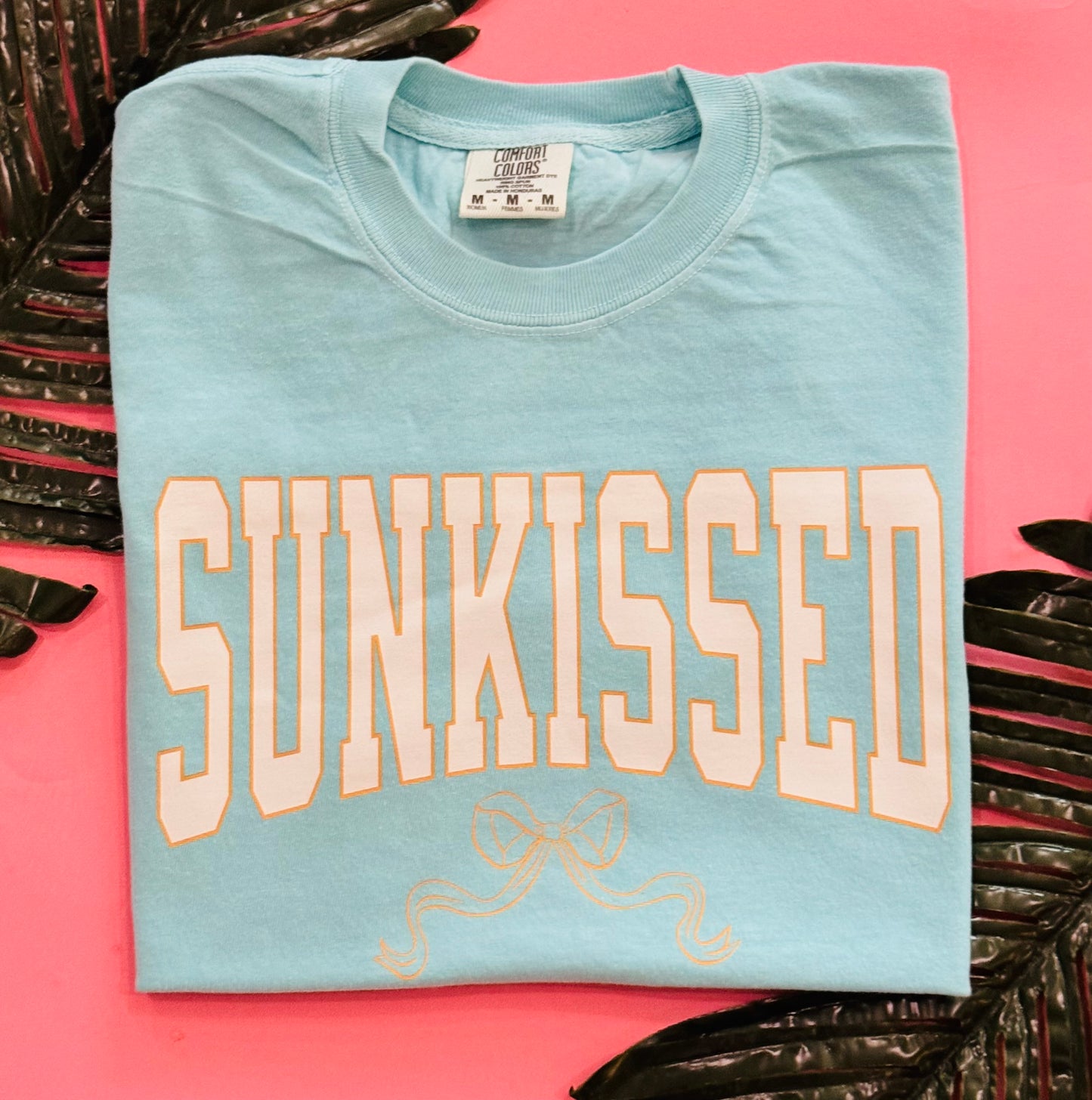 Neon Sunkissed Bow Tee/Crops