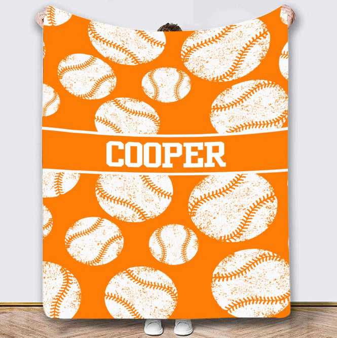 Custom Name Sport Blanket *CIJ SPECIAL*