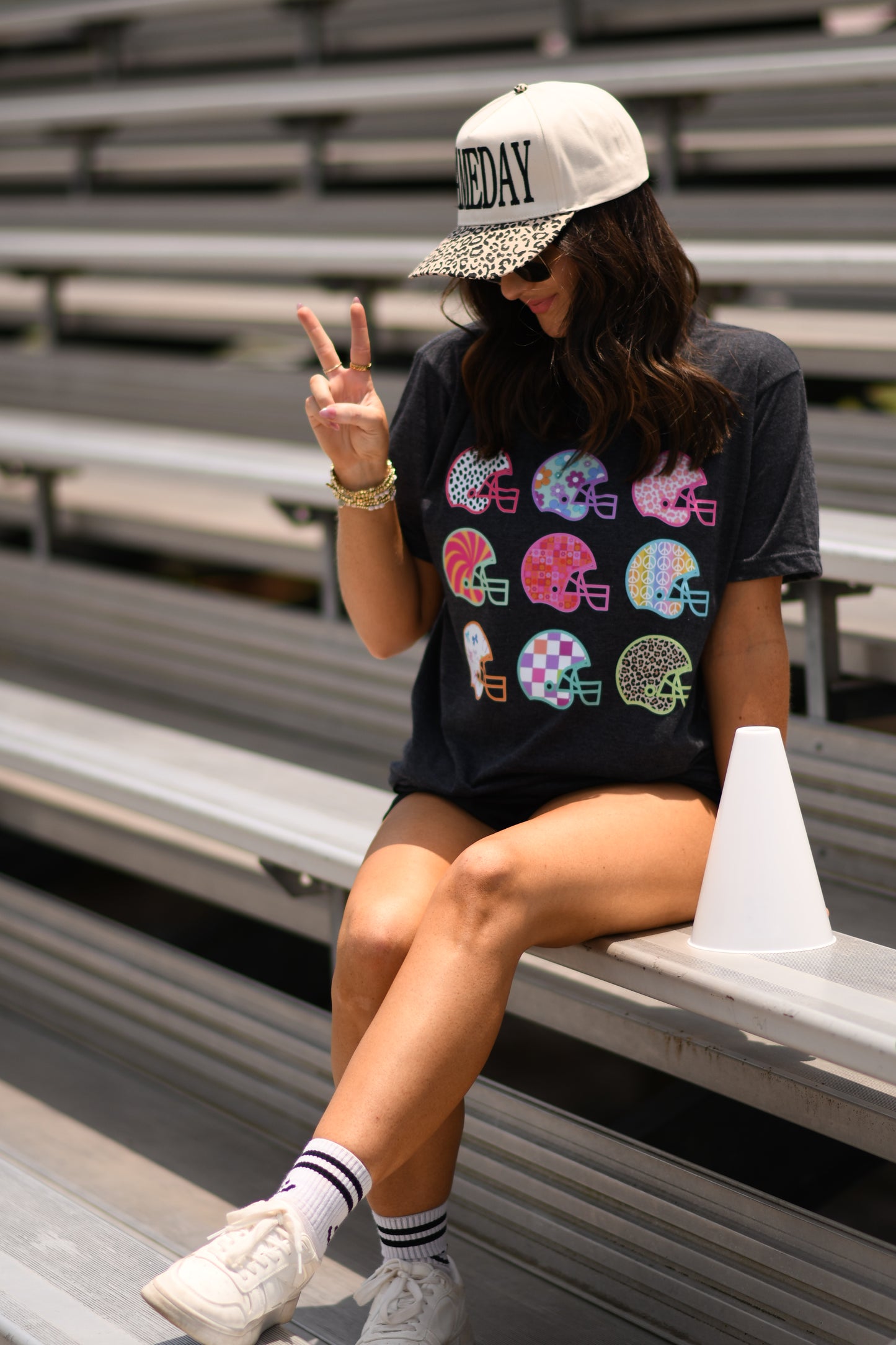 Neon Funky Helmets Tee