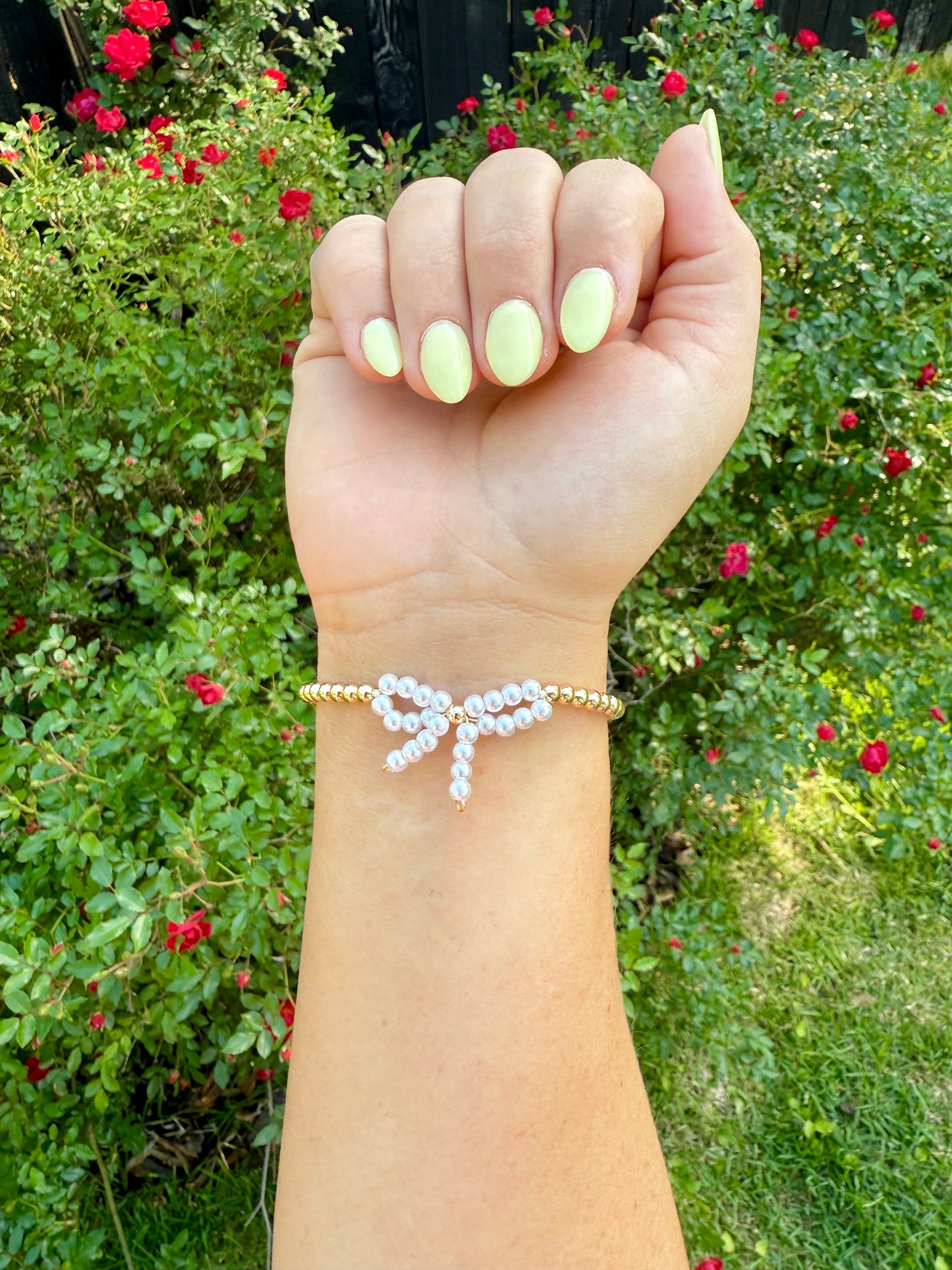**SALE** Beaded Bow Bracelets