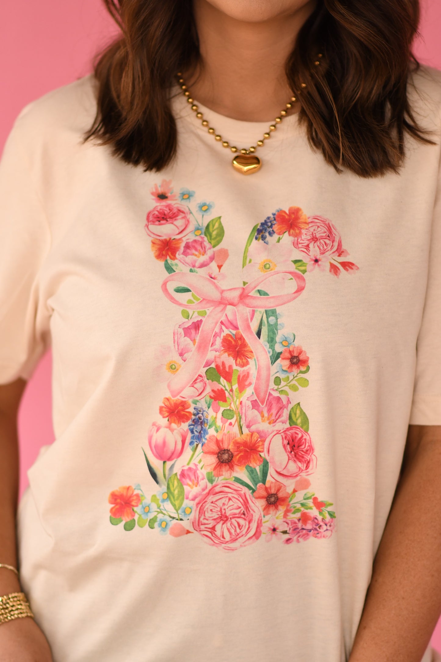 Wildflower Bow Bunny Tee