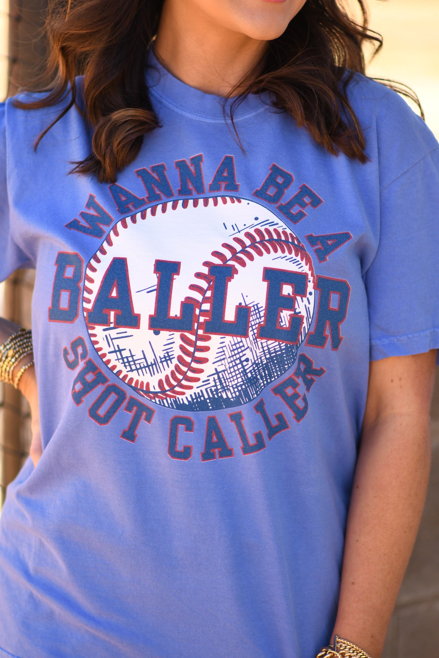 Wanna Be A Baller Shot Callee Tee