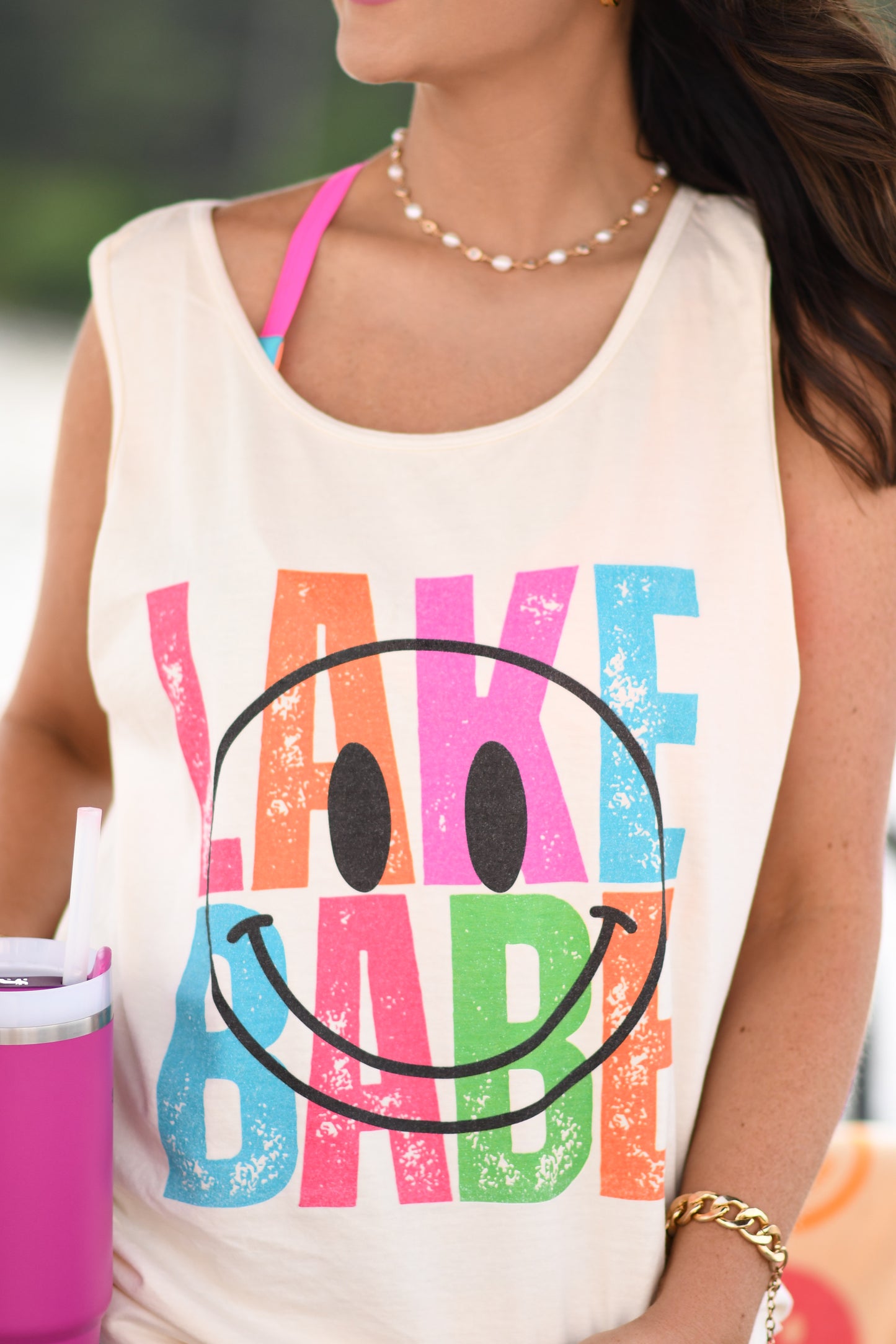 Lake Babe Smiley Tank/Tee