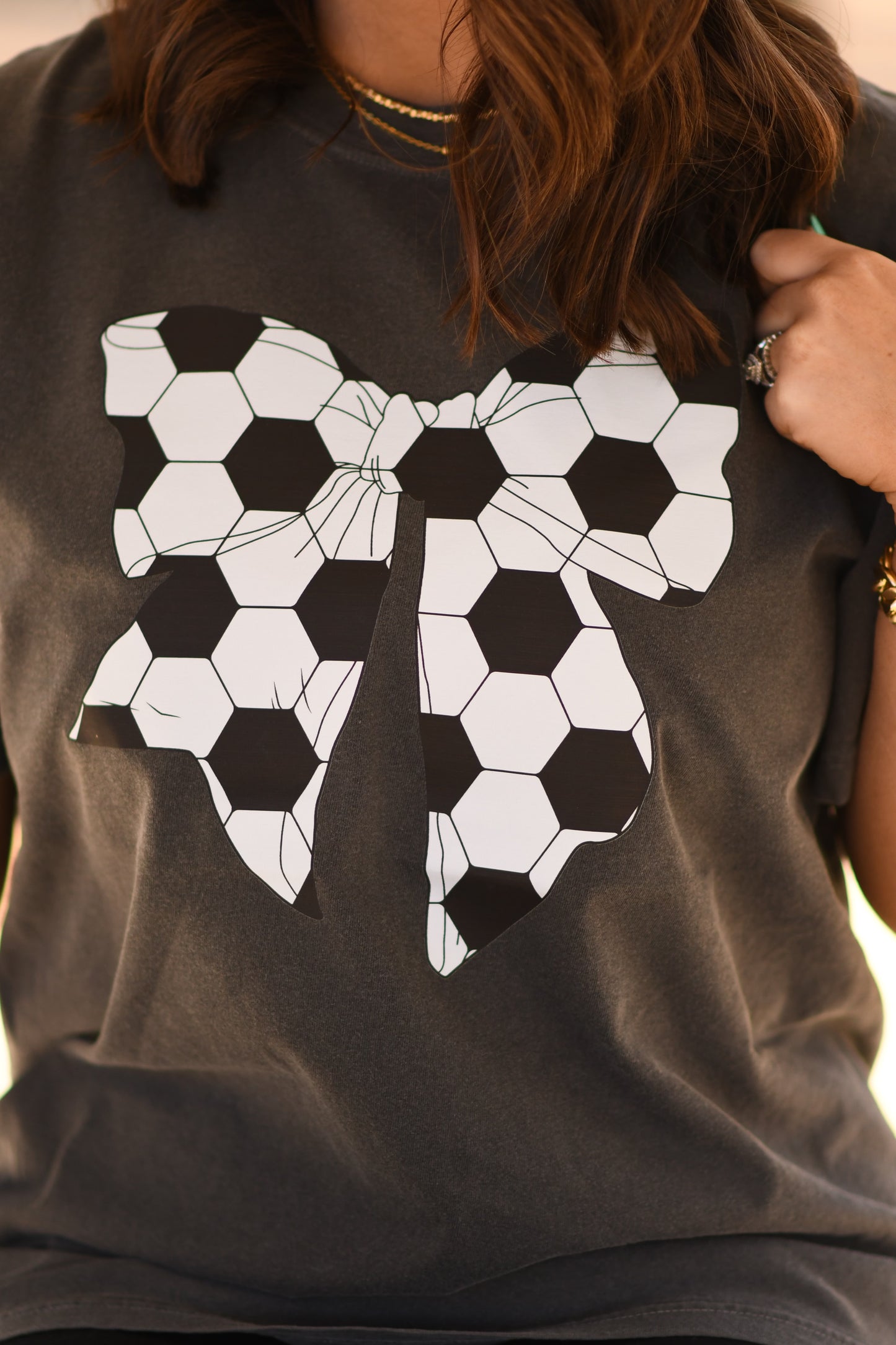 Soccer Bow Tee