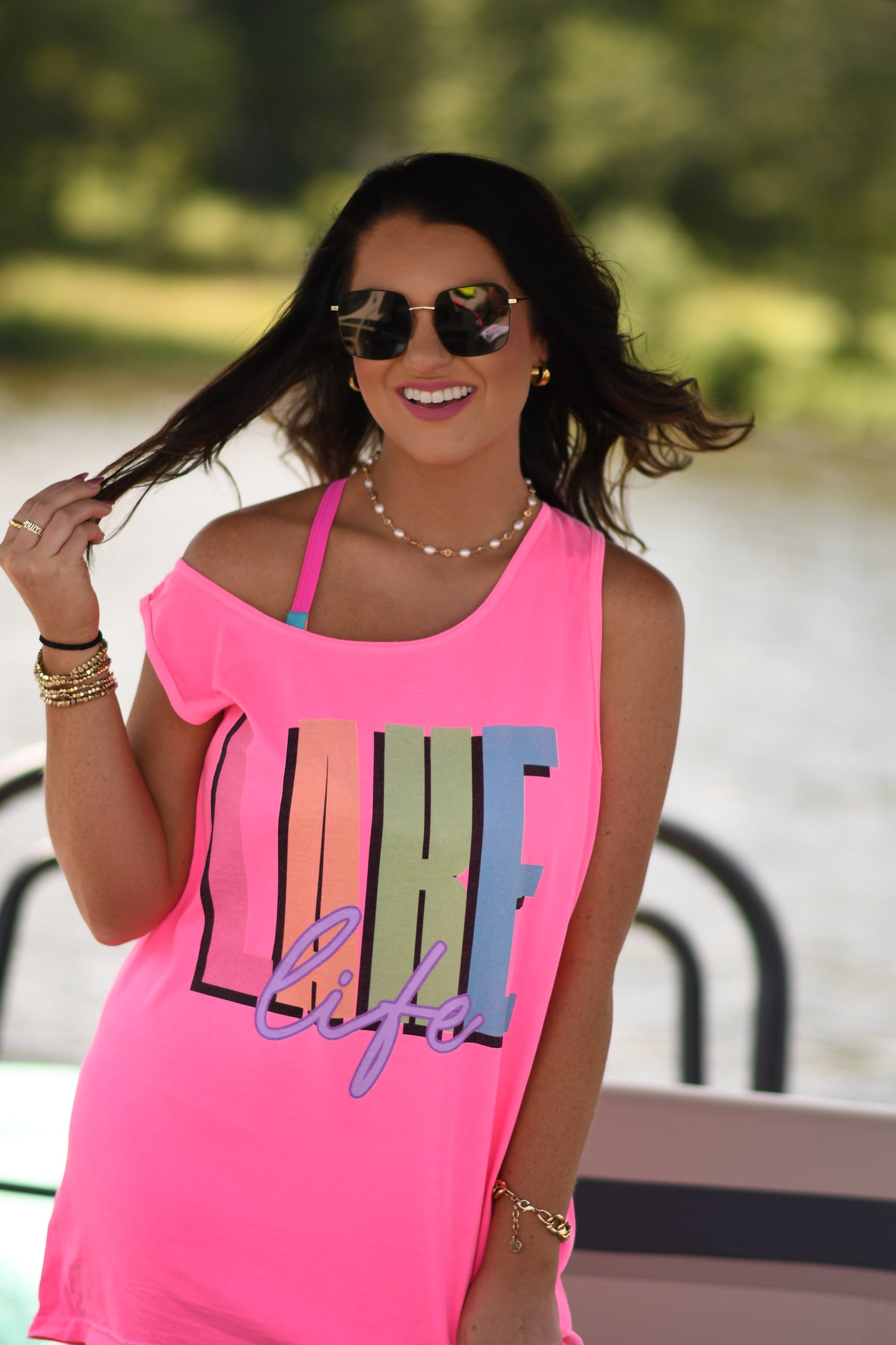 Lake Life Block Tank/Tee