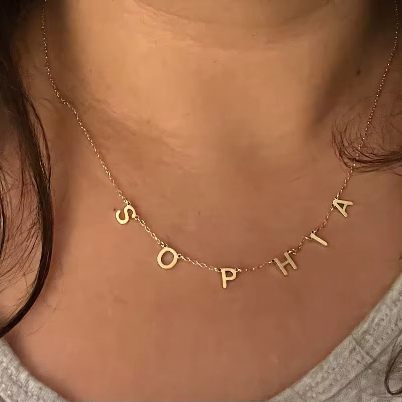 18K Gold Custom Name Necklace *CIJ SPECIAL*