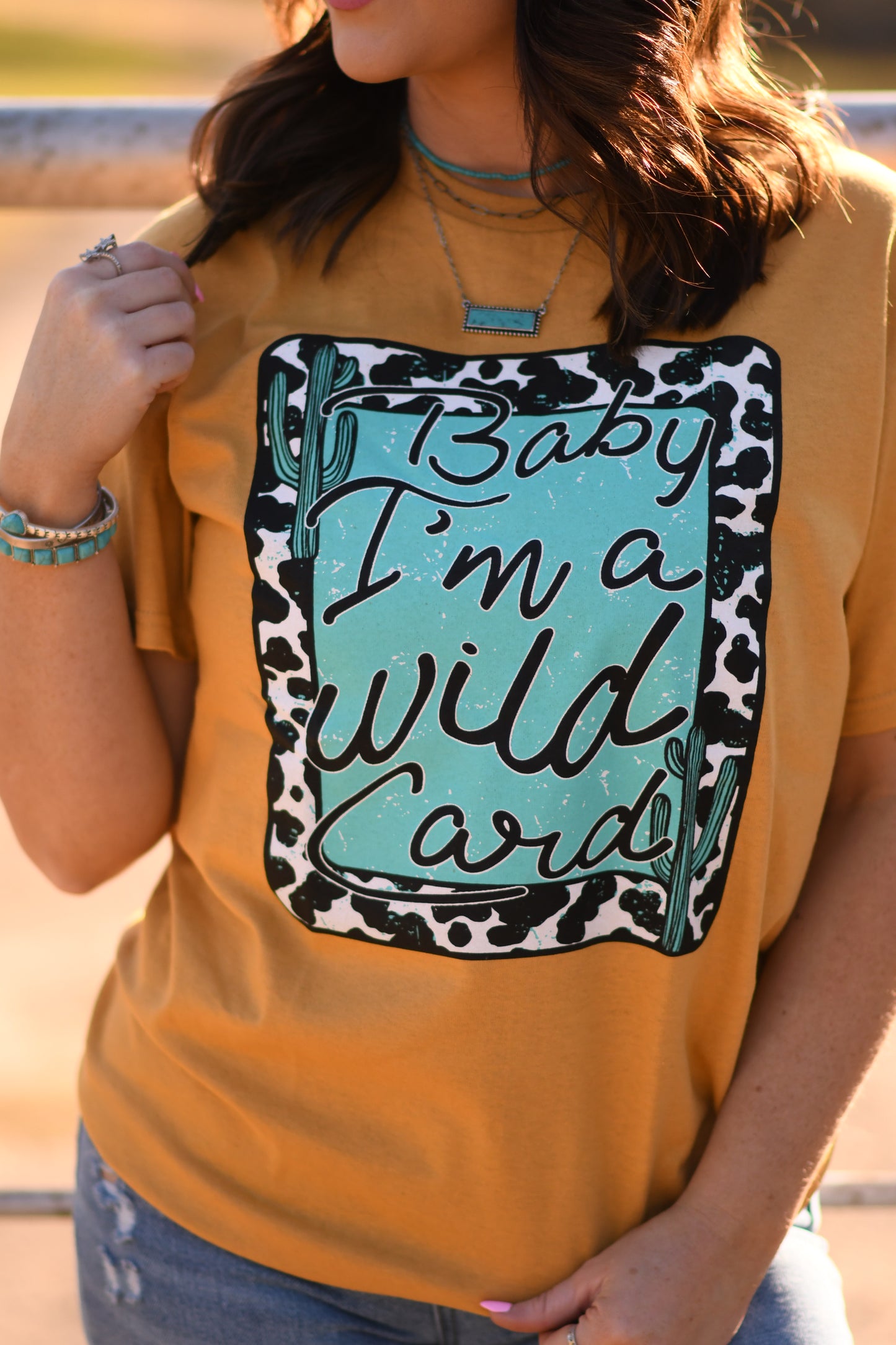 Baby I’m A Wild Card Tee