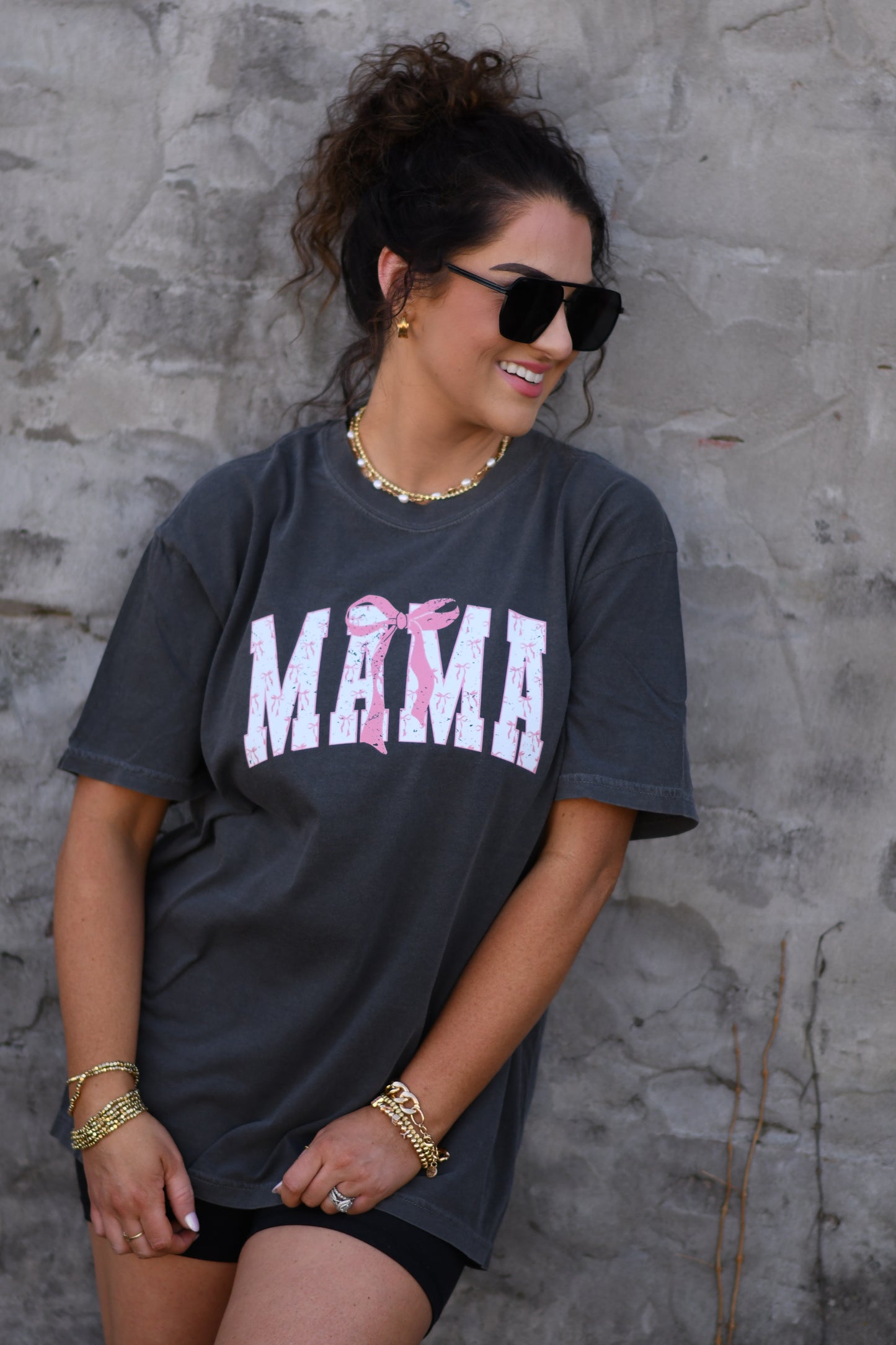 Mama And Mini Bow Tees