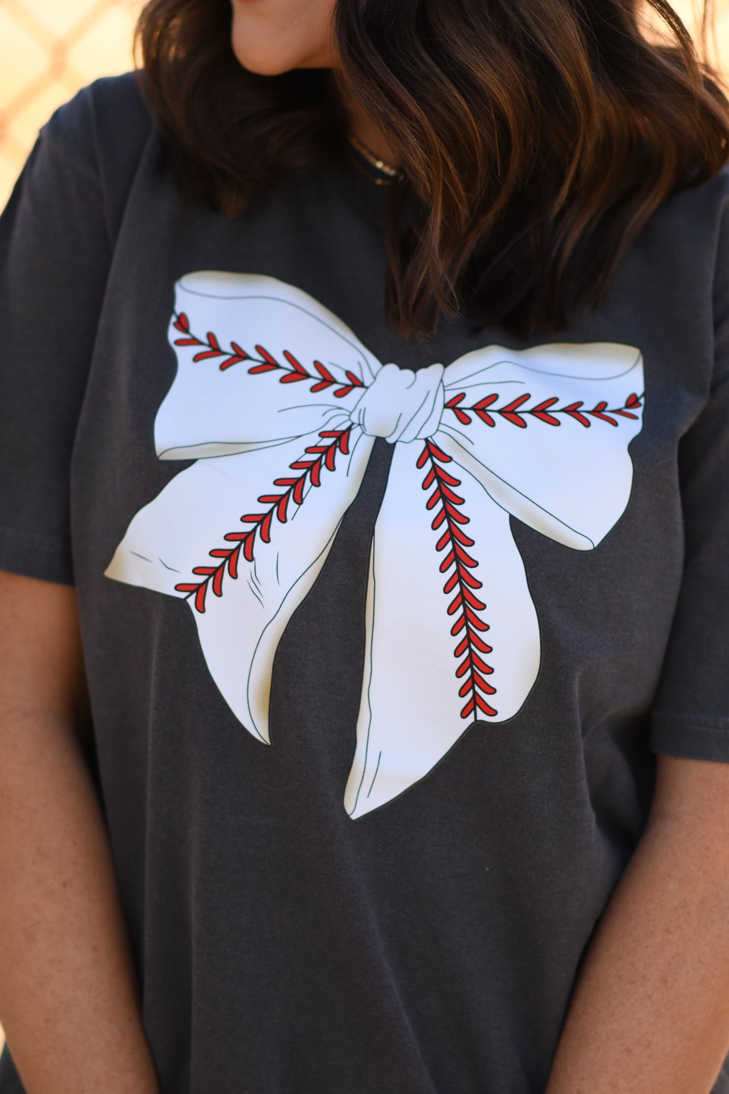 Baseball Bow Tee