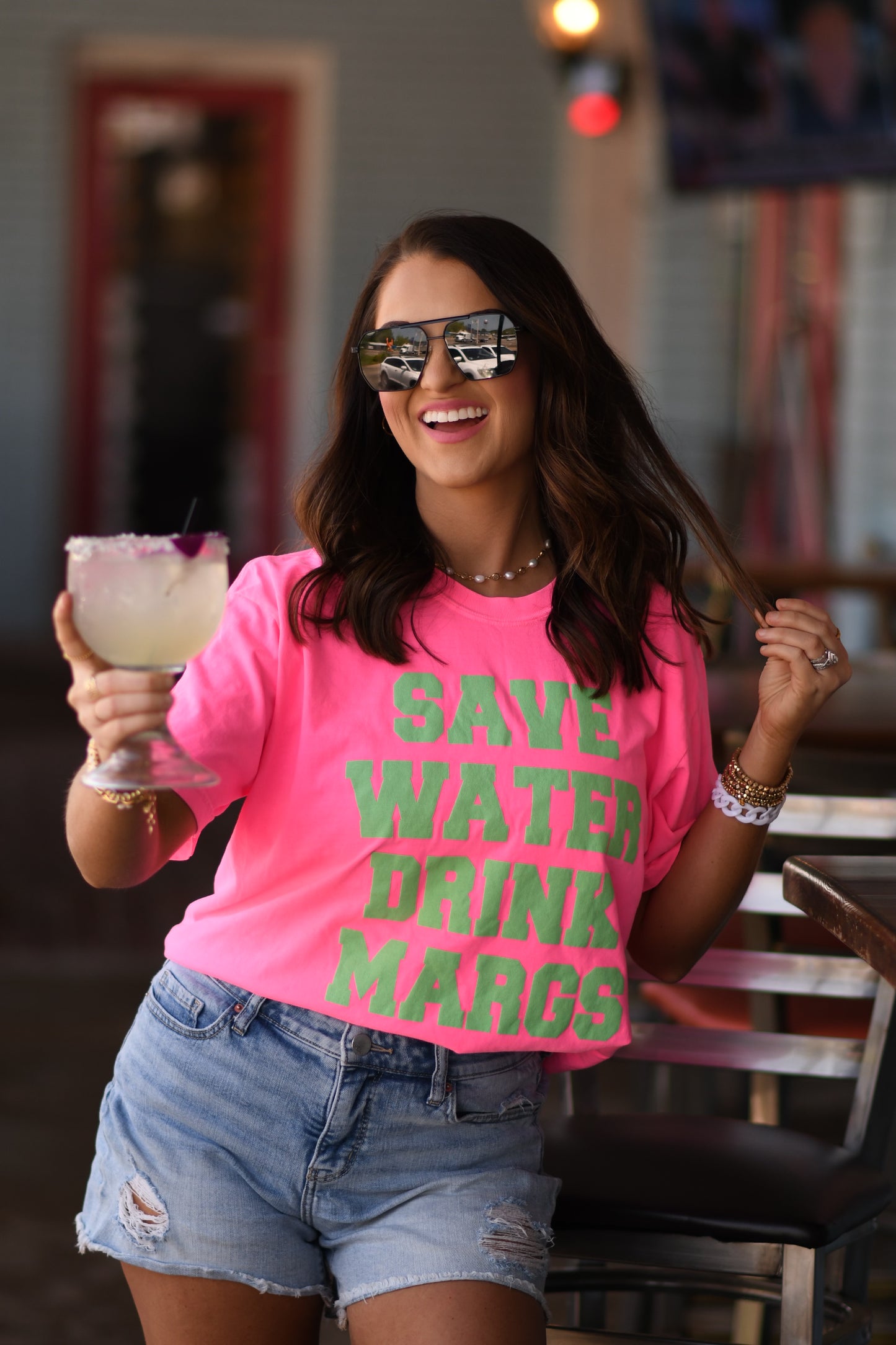 RTS Save Water Drink Margs Tee