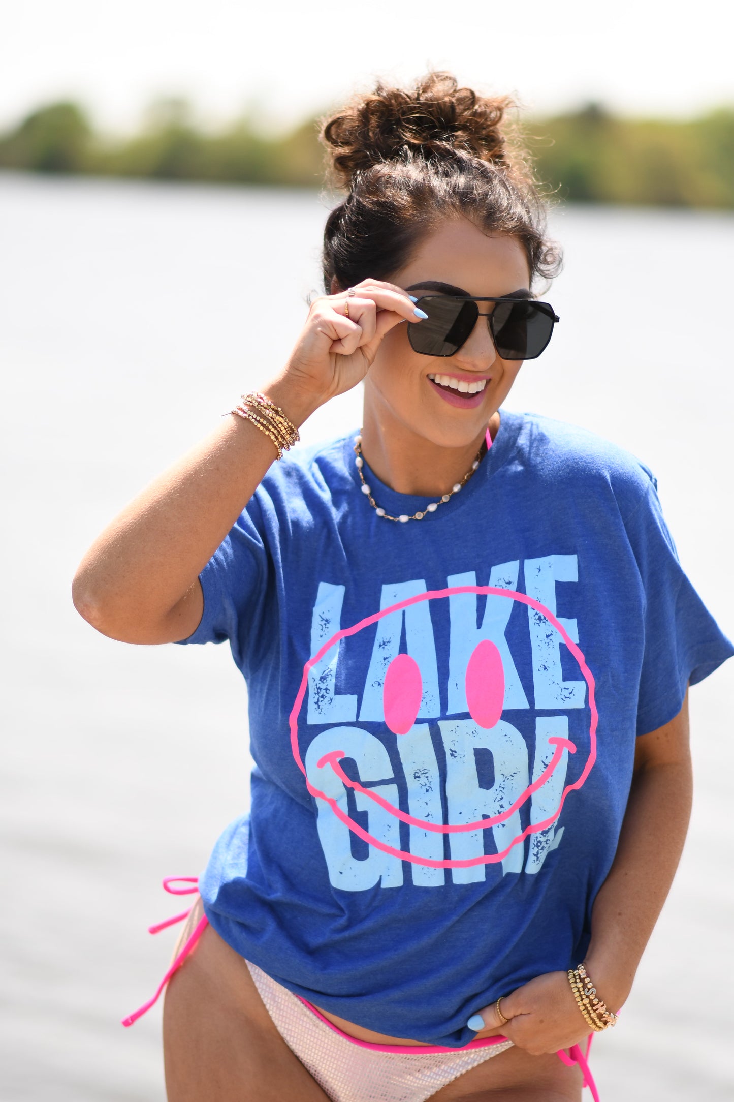 RTS Lake Girl Smiley Tee