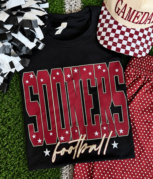 Oklahoma Football Stars Tee