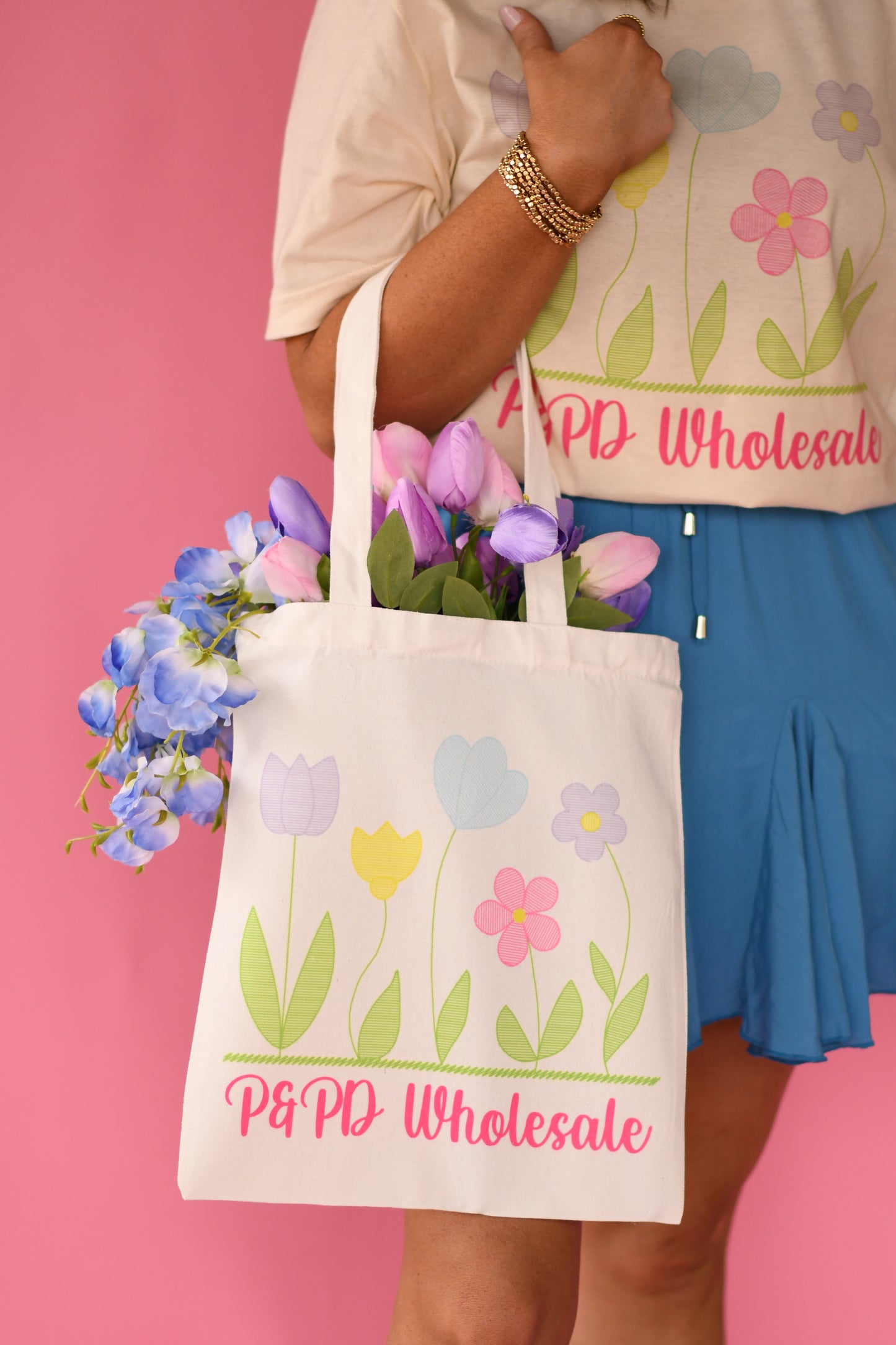 Custom Spring Florals Bag