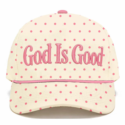 God Is Good Polka Dot Hat