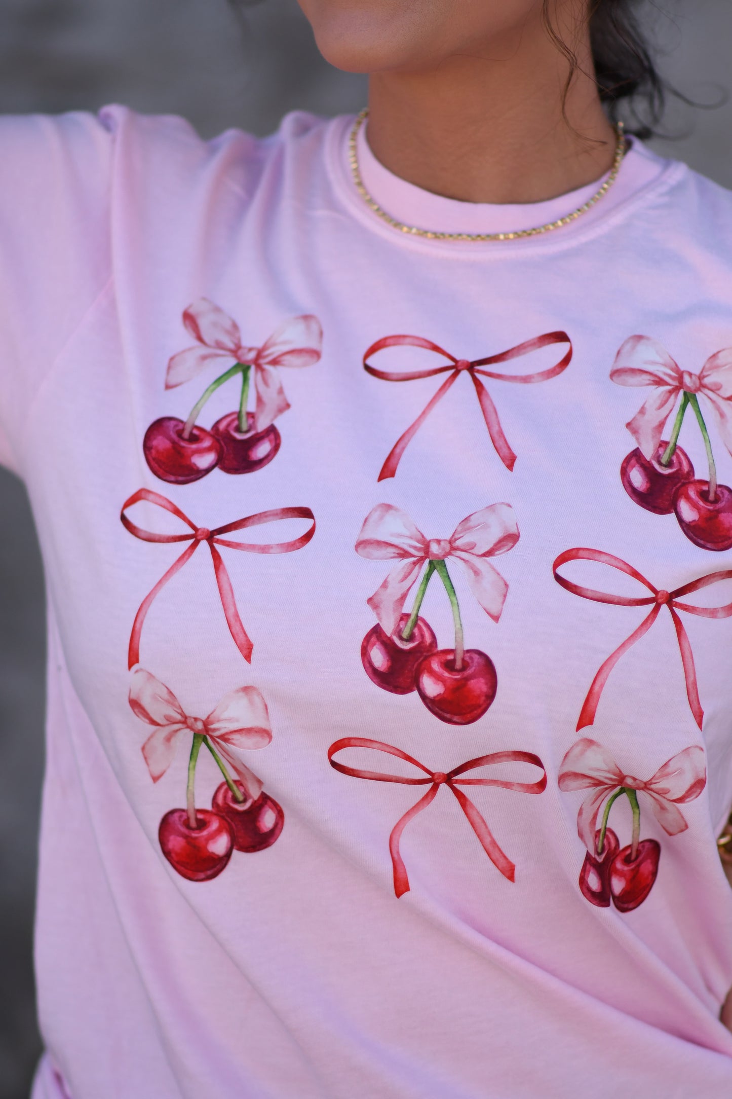 Cherries & Bows Tee