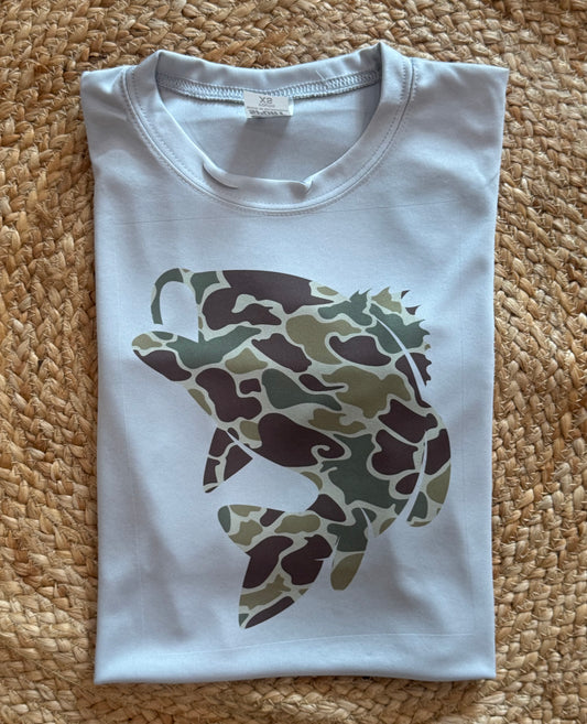 Camo Fish Dri Fit Tee