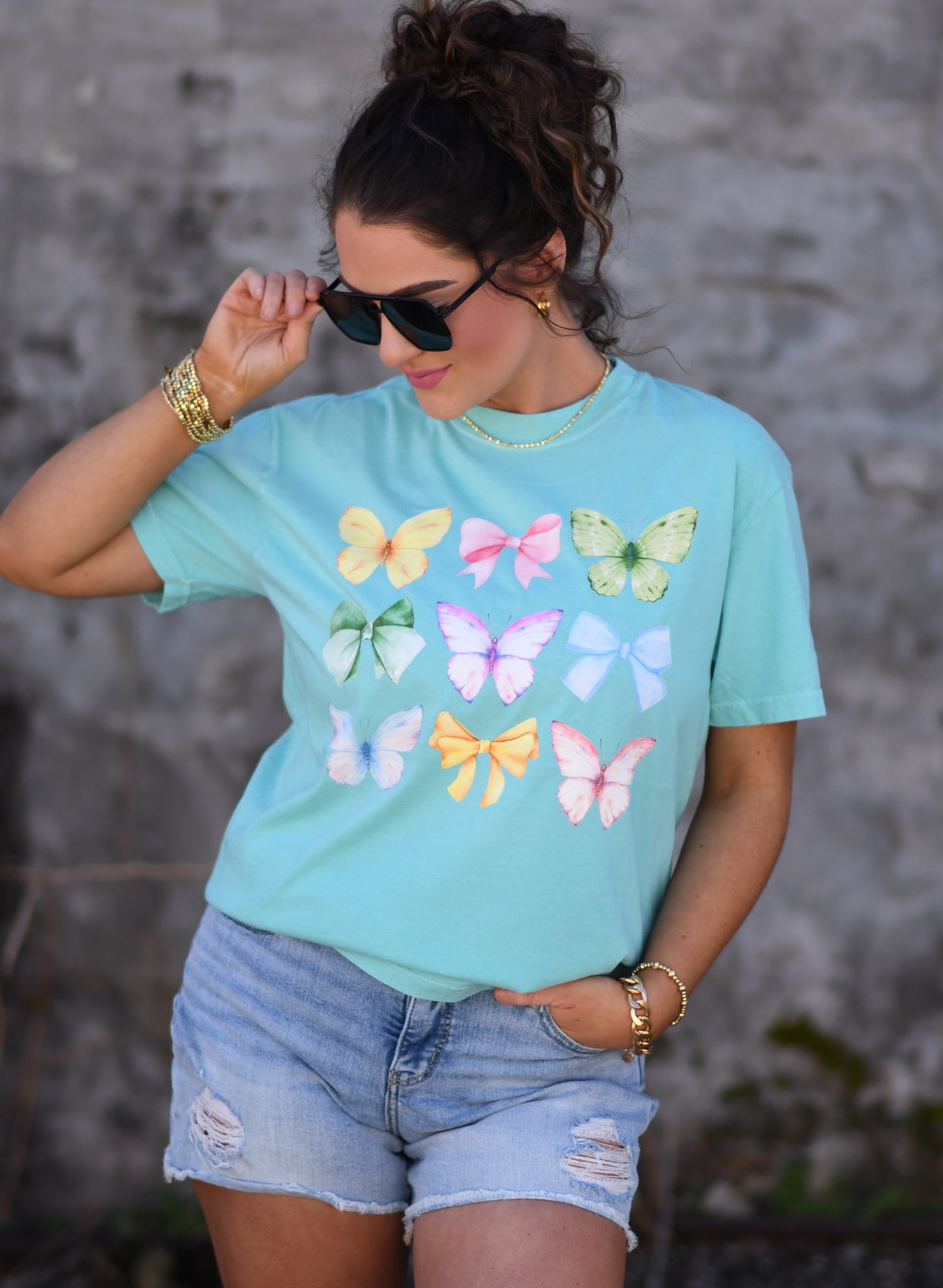 Butterflies And Bows Tee