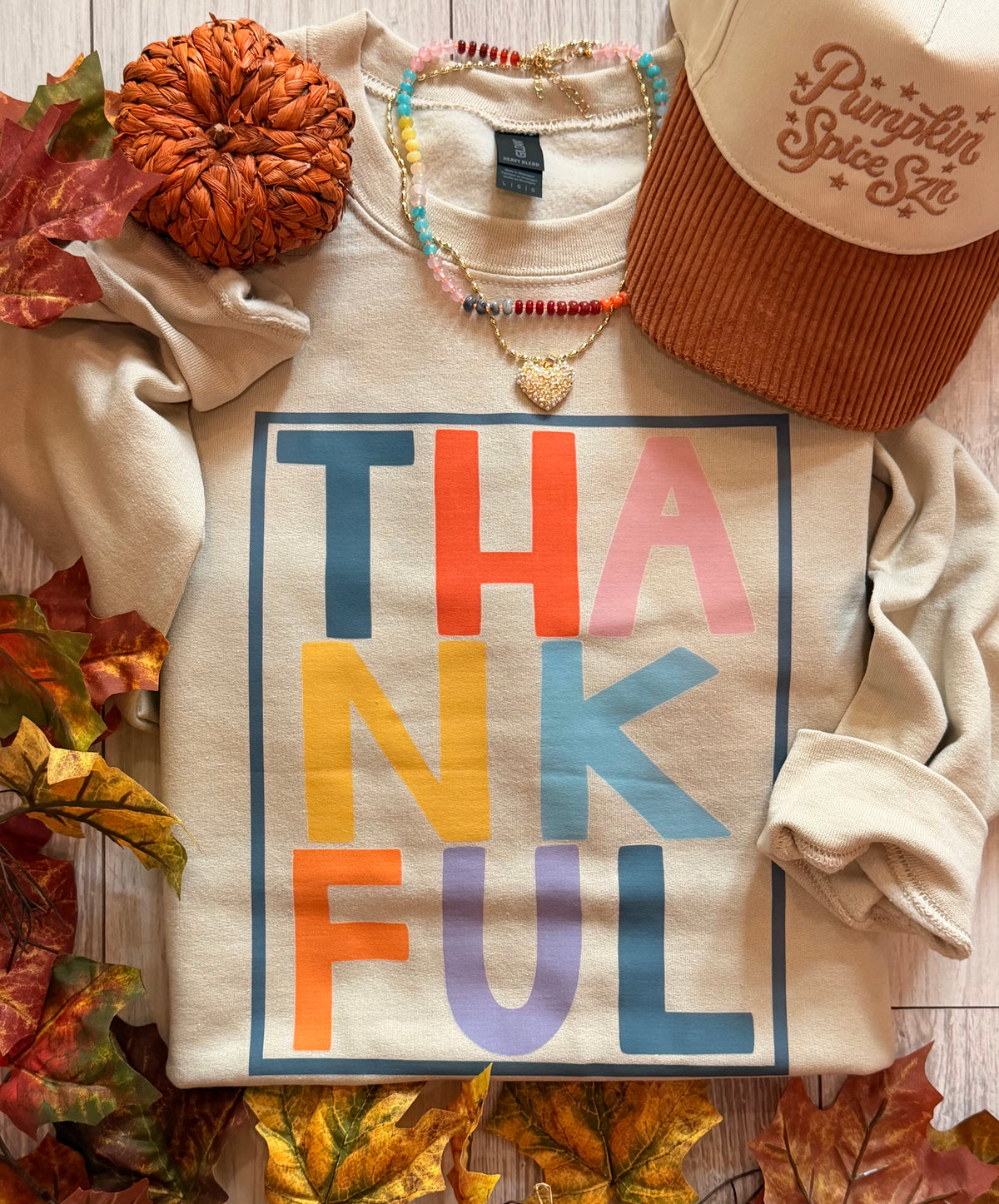 Thankful Color Sweatshirt