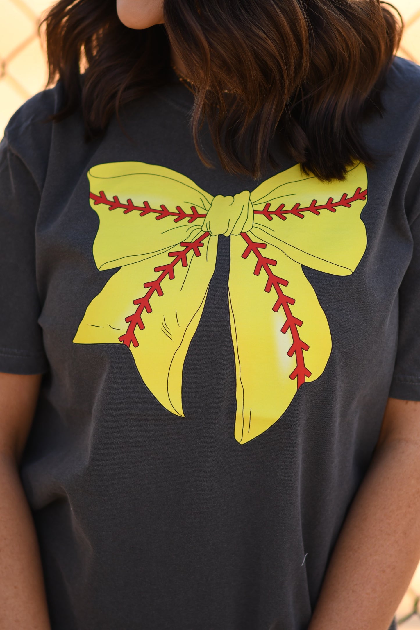 Softball Bow Tee