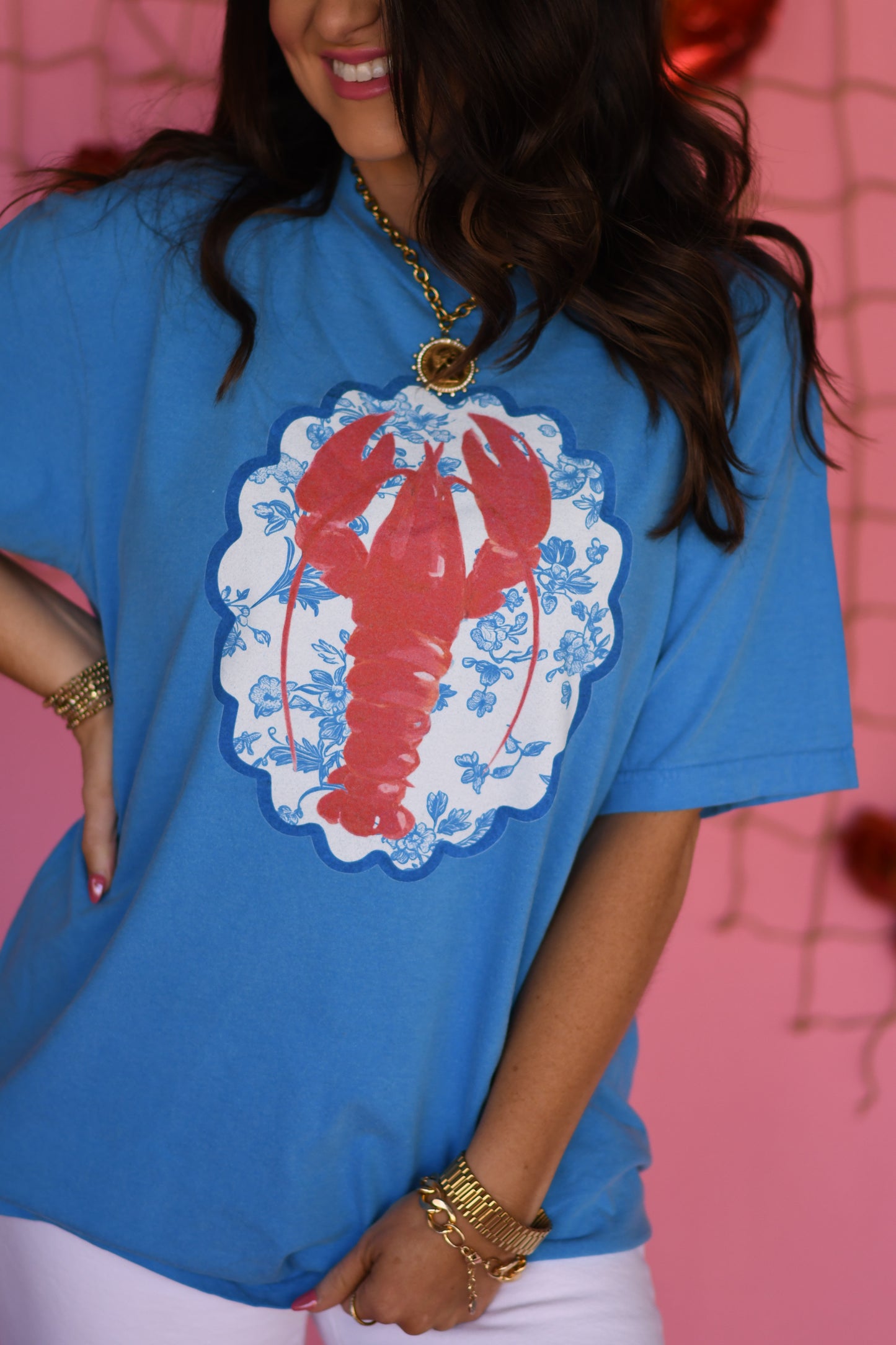 Crawfish Chinoiserie Tee
