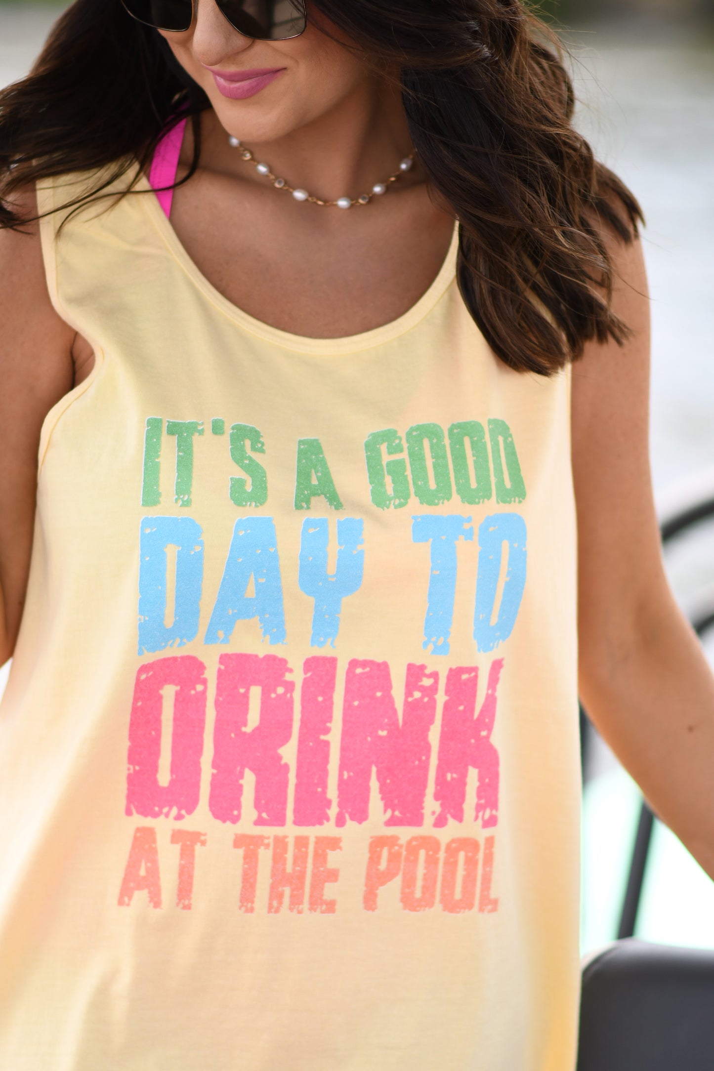 It’s A Good Day To Drink At The Pool Tank/Tee
